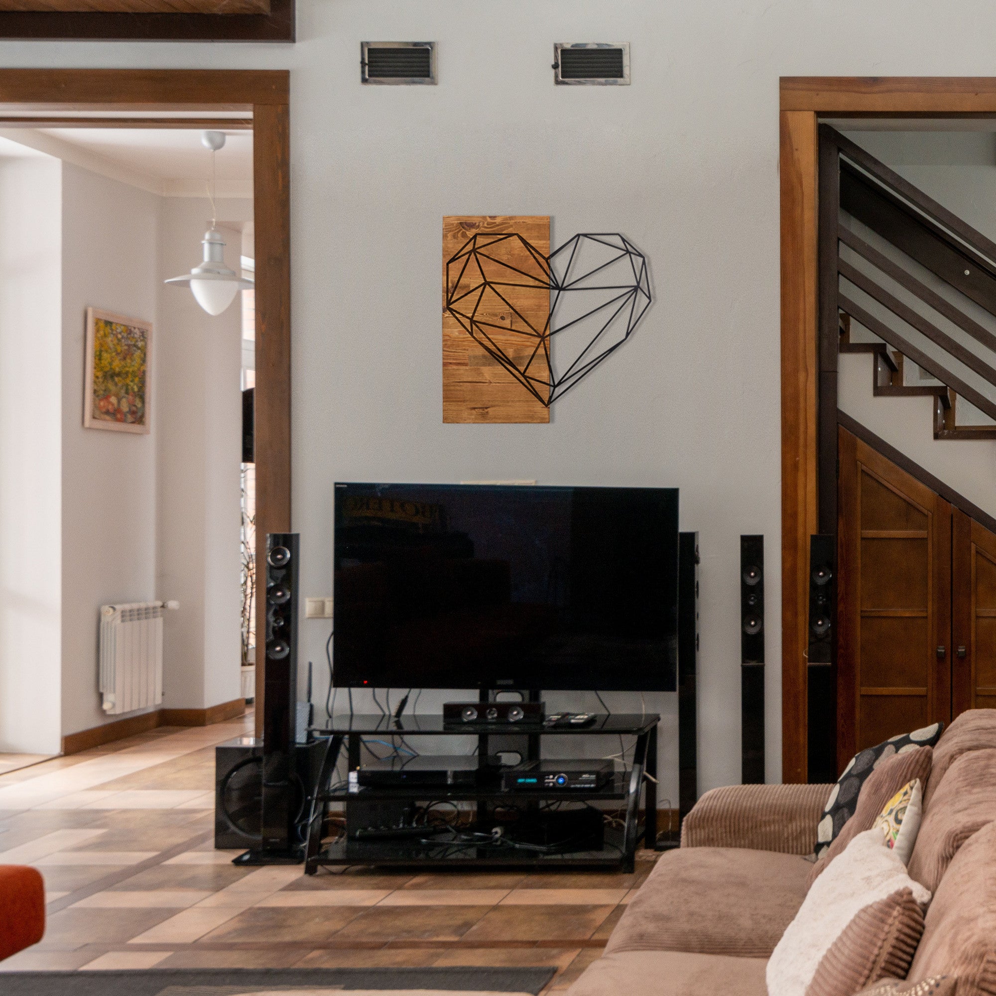 Decoración vertical Cuore 58x58cm