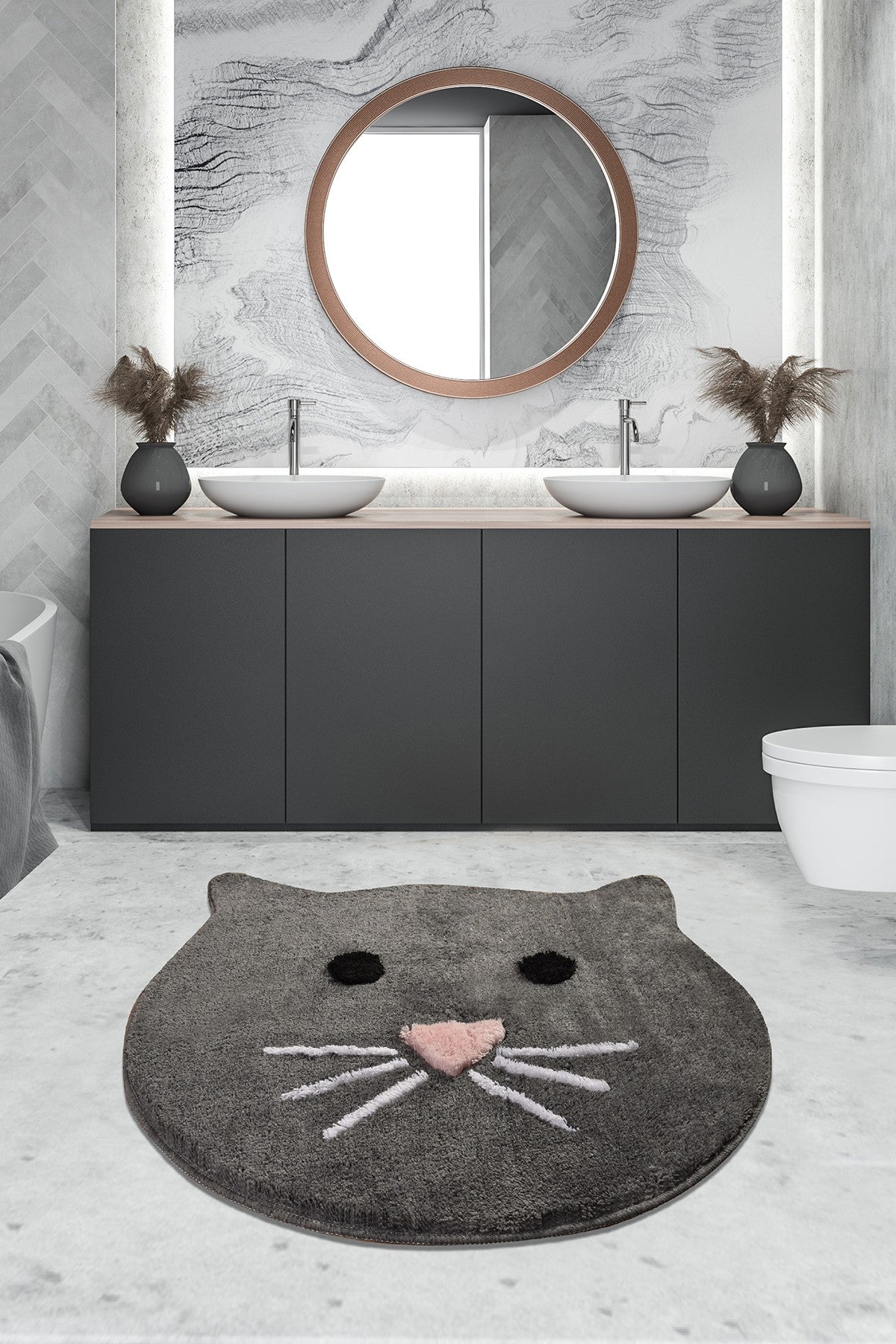 Alfombra de baño Lule 90x90cm