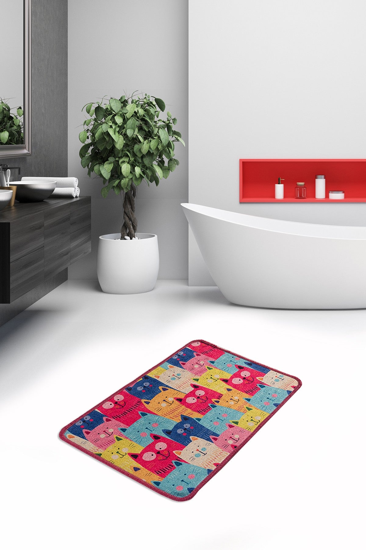 Alfombra de baño Quesna 40x60cm