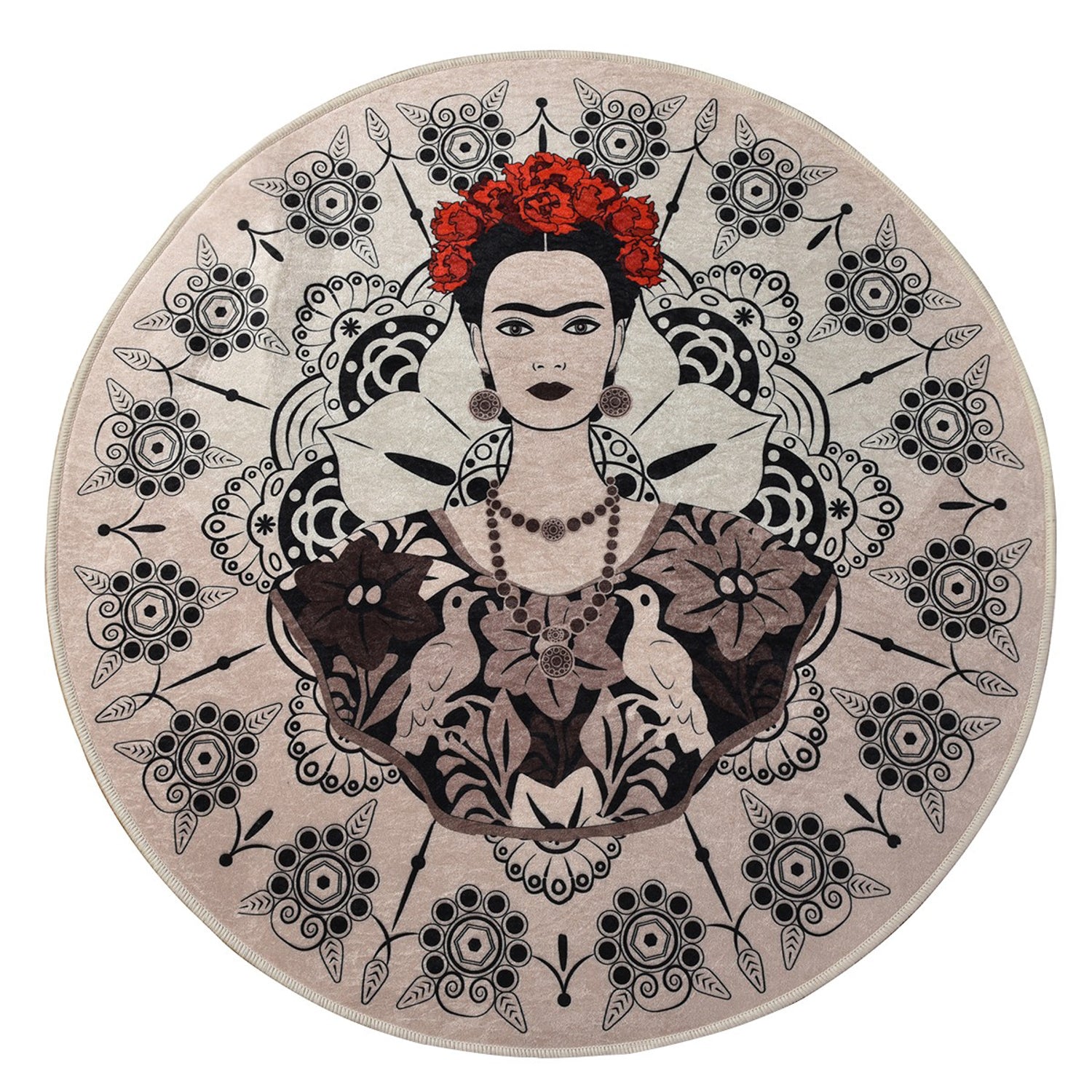 Alfombra de baño Rose 100x100cm