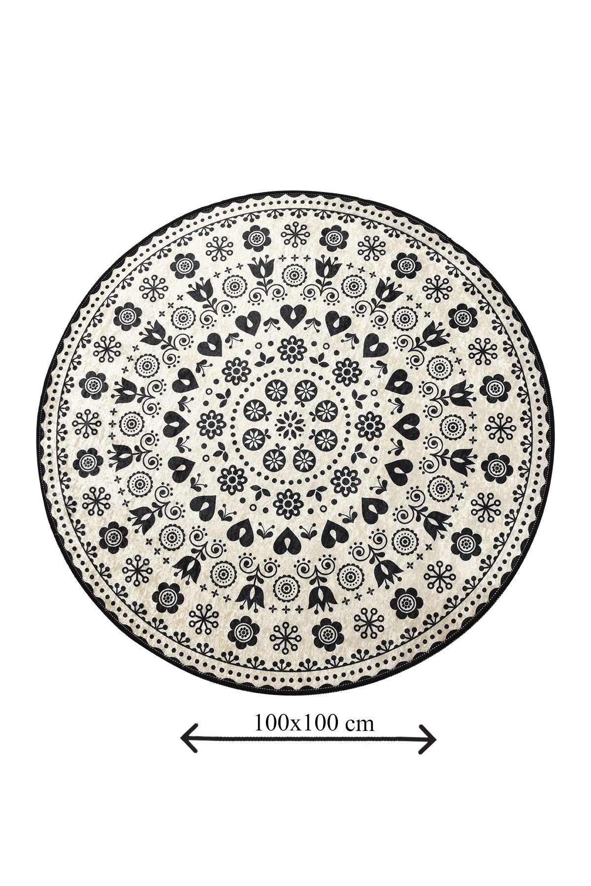 Alfombra de baño Bailey 100x100cm