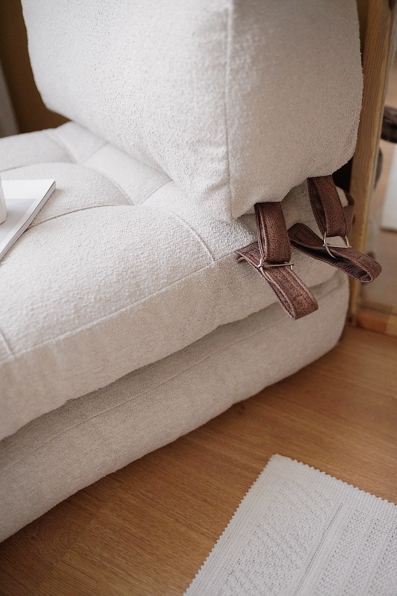 Sillón cama Asghar Blanco 80x60x70cm