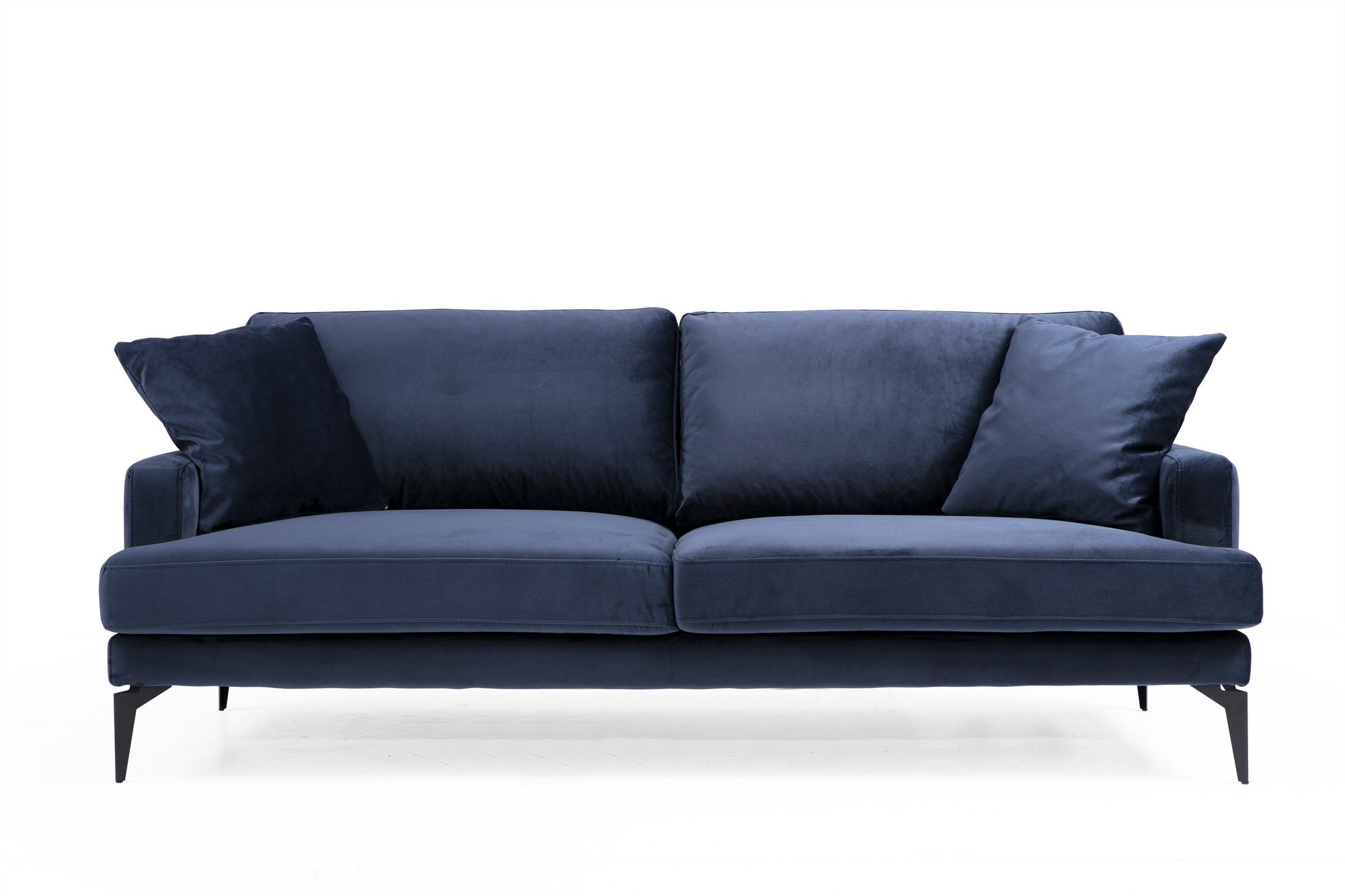 Sofá Salerno azul 205x90x88cm