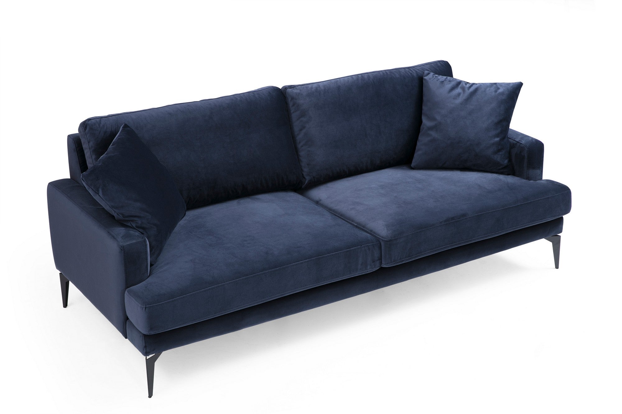 Sofá Salerno azul 205x90x88cm