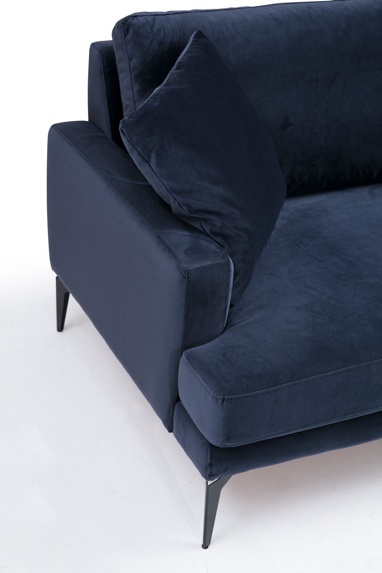 Sofá Salerno azul 205x90x88cm