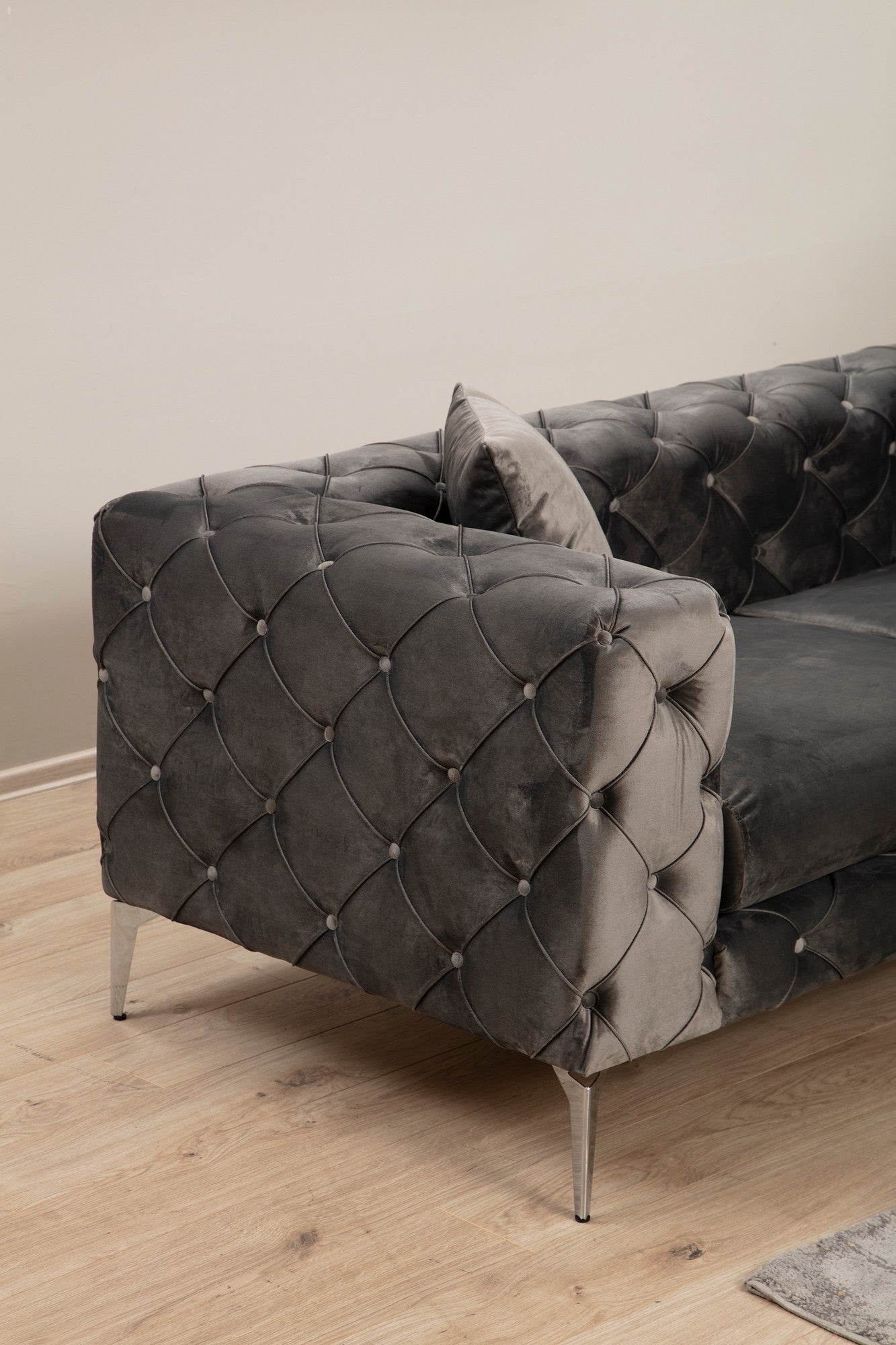 Sofá Copenhague marrón 237x90x70cm