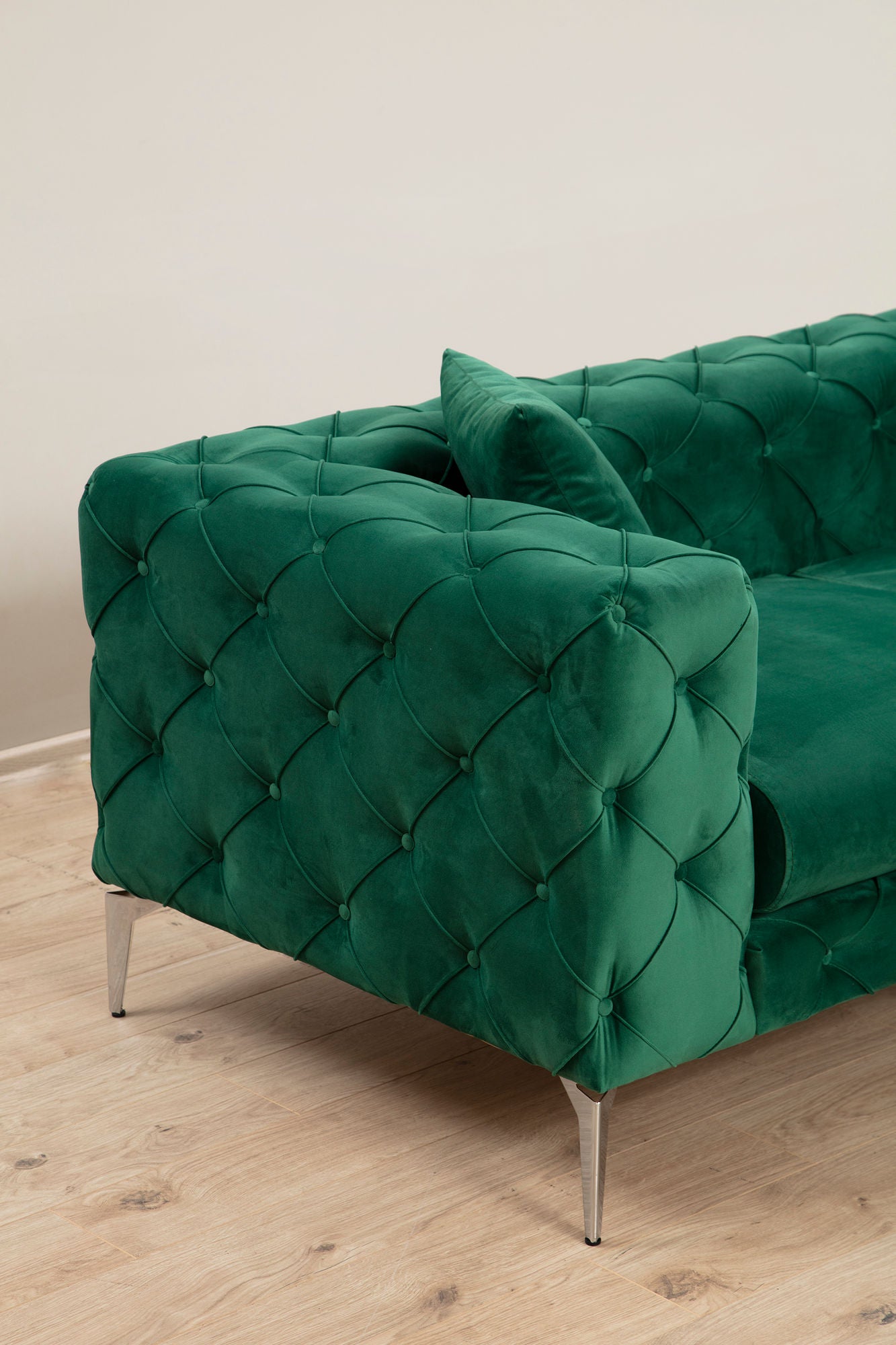 Sofá Copenhague verde 237x90x70cm
