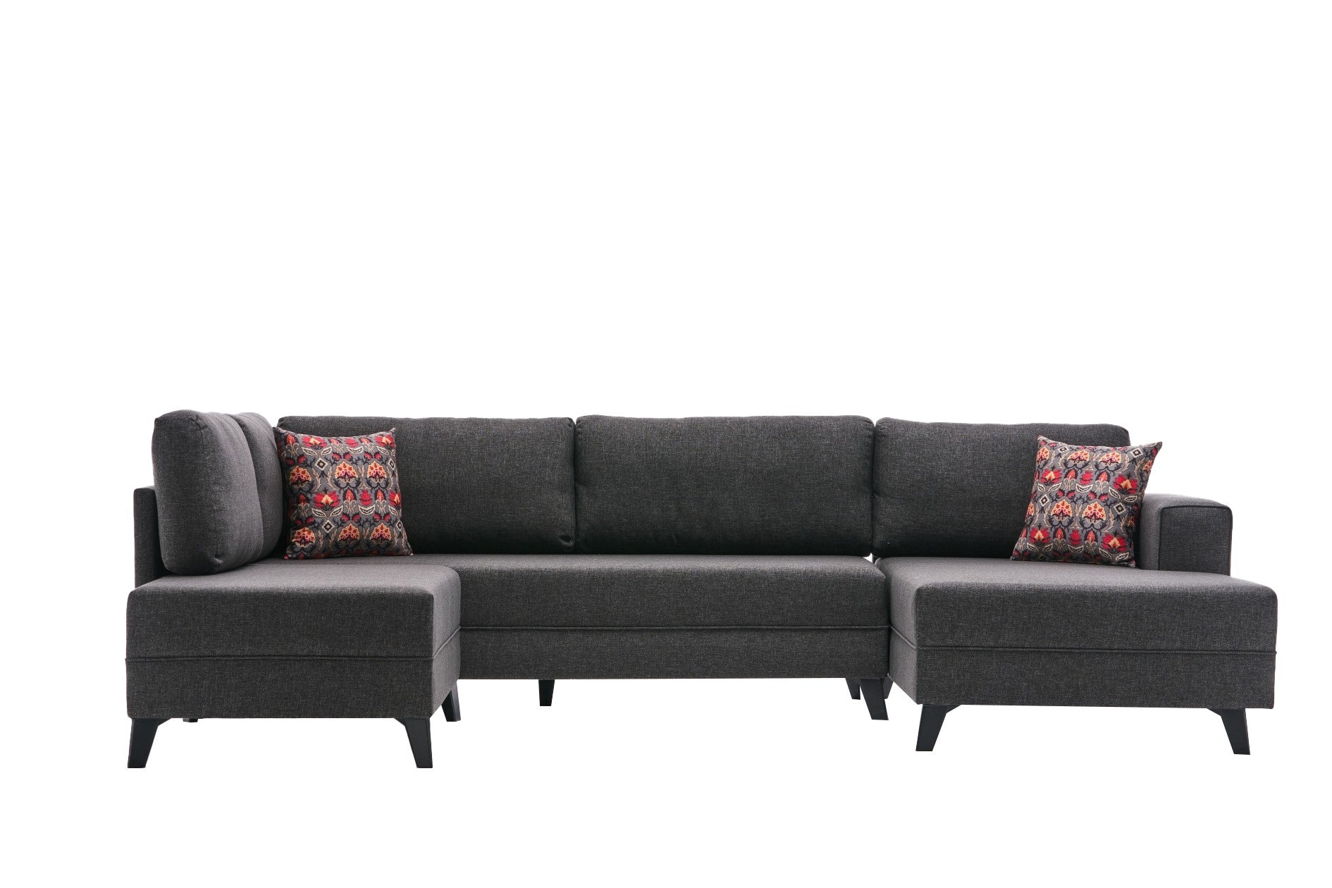 Sofá cama Savena gris 300x202x78cm