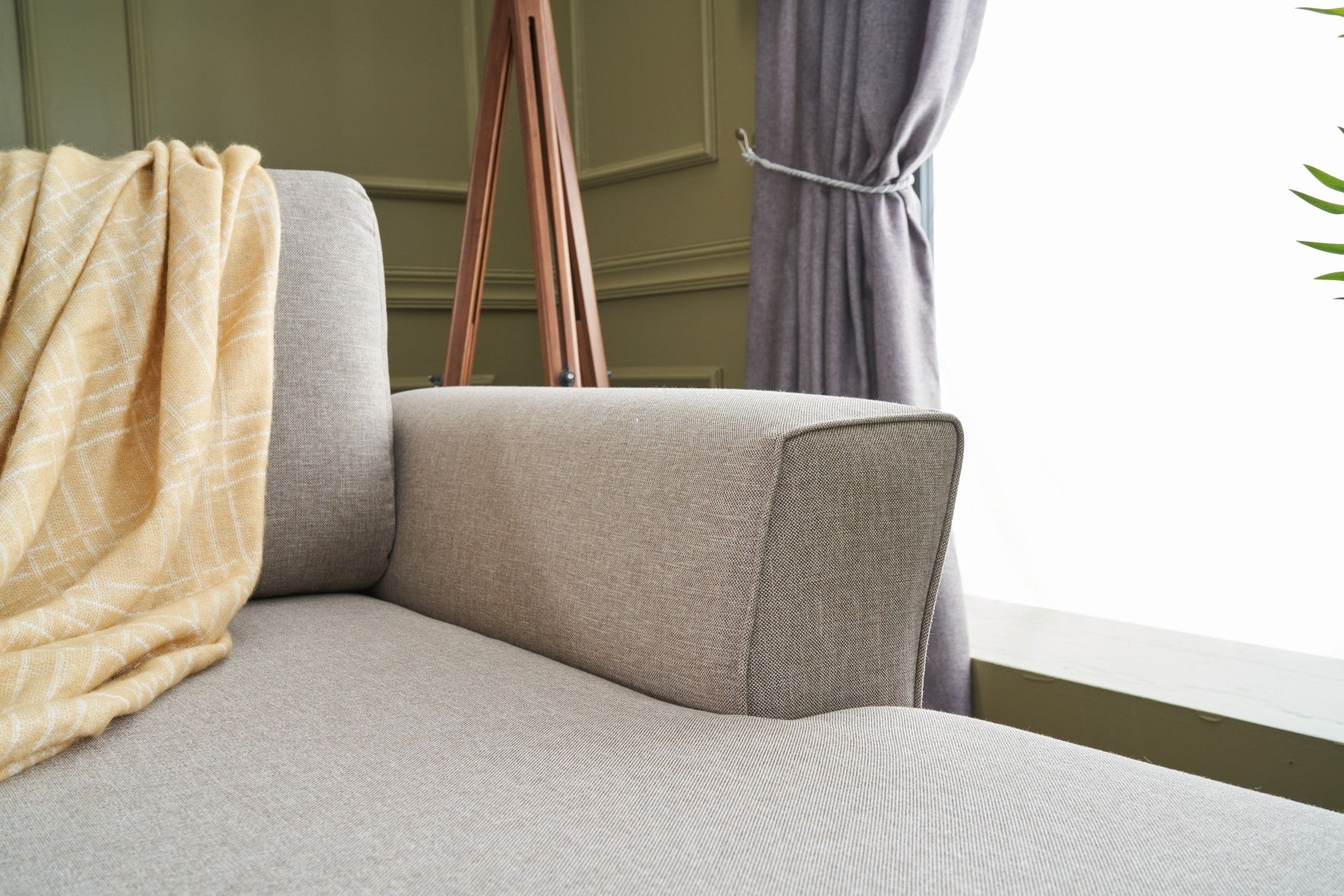 Sofá cama Savena crudo 300x202x78cm