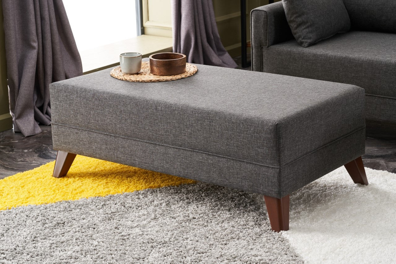Sofá cama Nuva gris oscuro 205x140x85cm