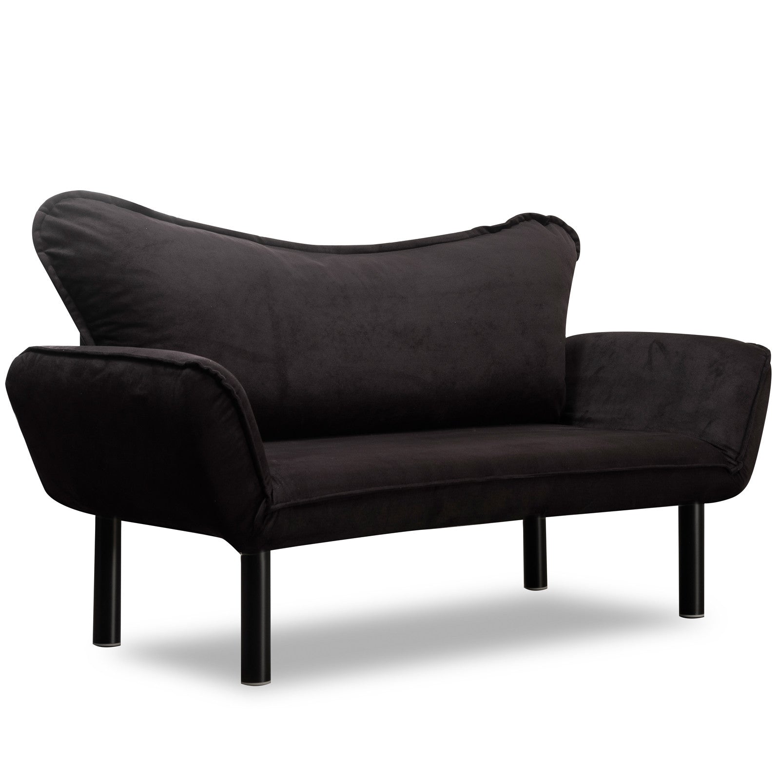 Sofá cama Safi negro 140x65x70cm