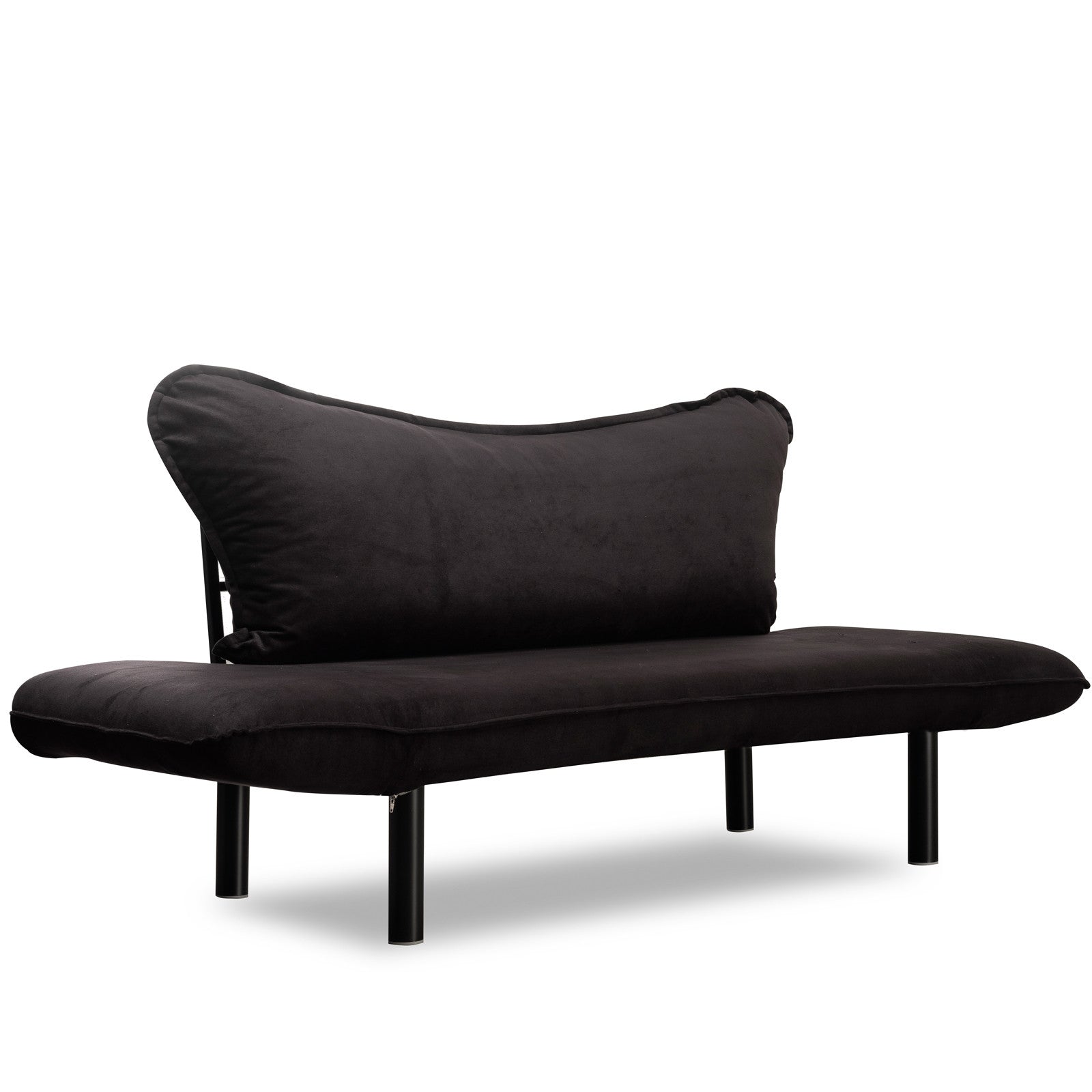 Sofá cama Safi negro 140x65x70cm