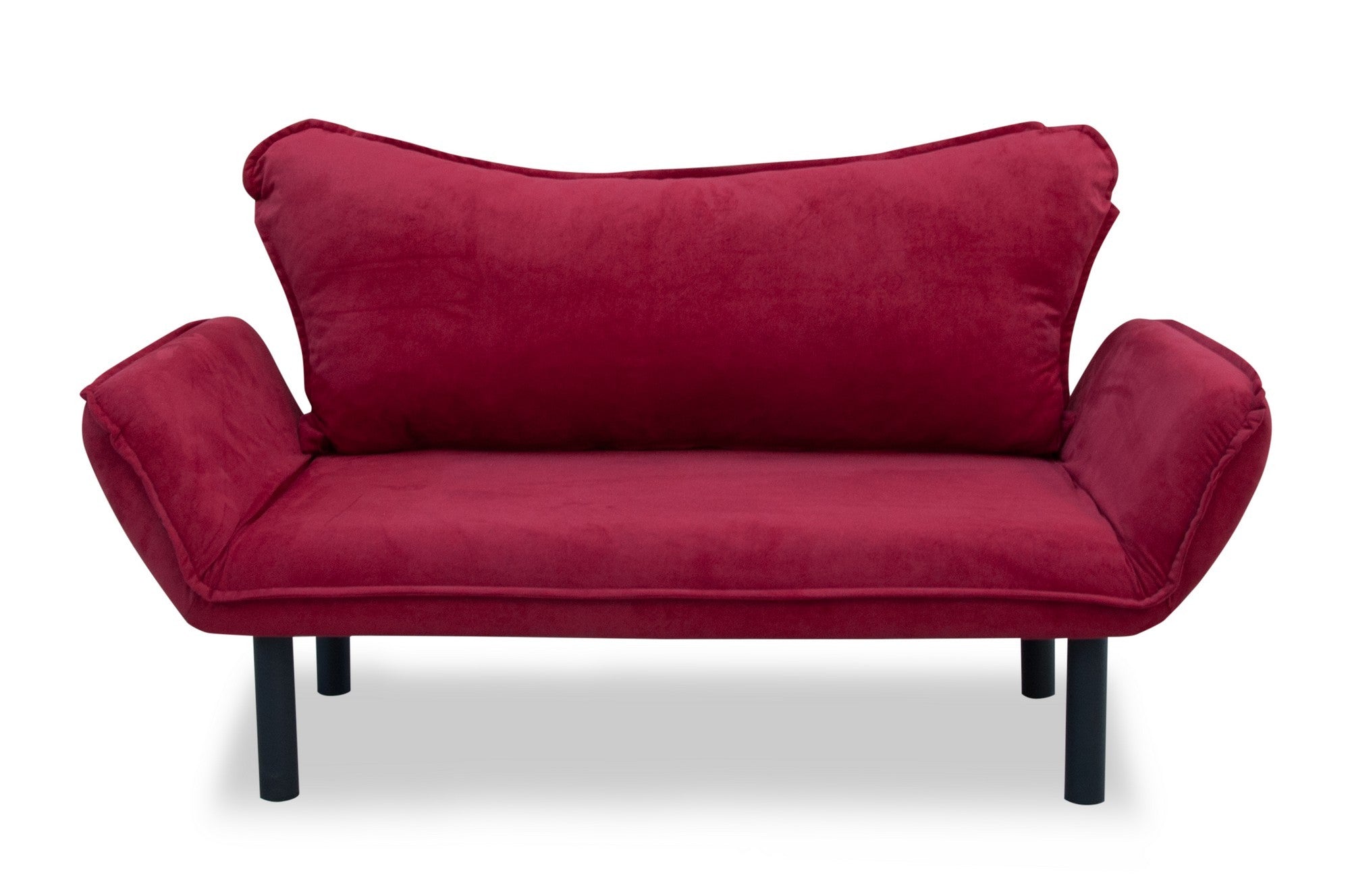 Sofá cama Safi rojo 140x65x70cm