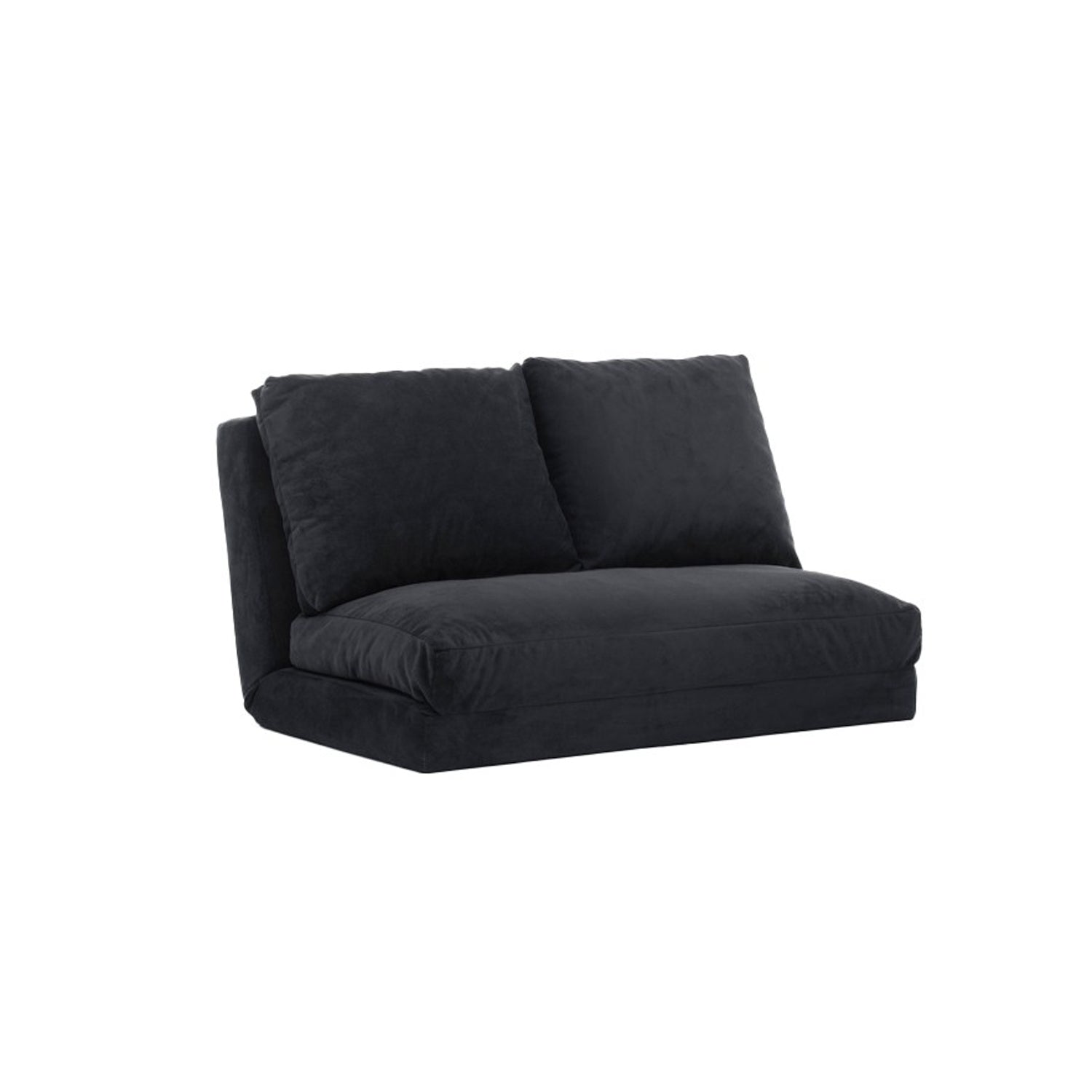 Sofá cama Pekín negro 120x68x62cm