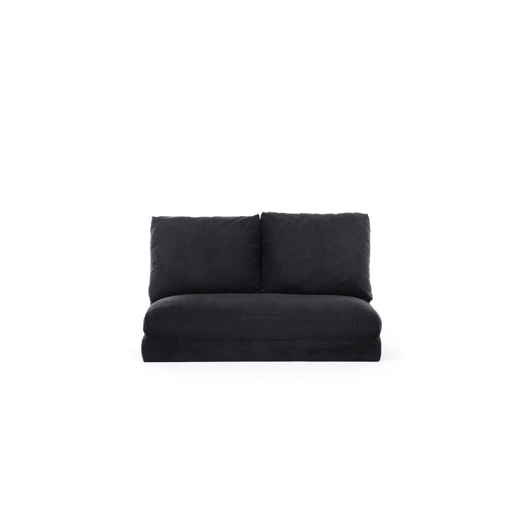 Sofá cama Pekín negro 120x68x62cm