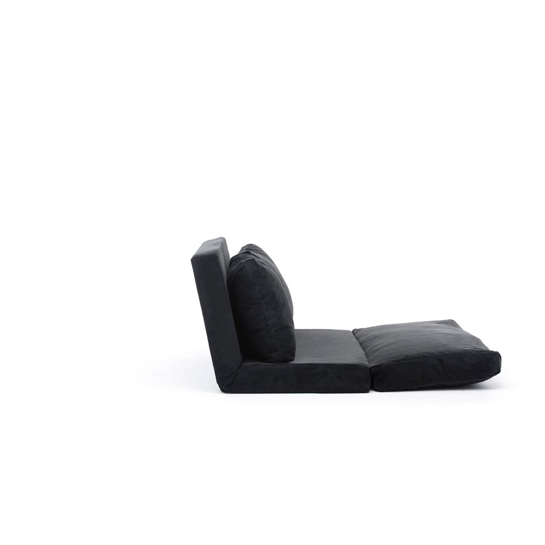Sofá cama Pekín negro 120x68x62cm