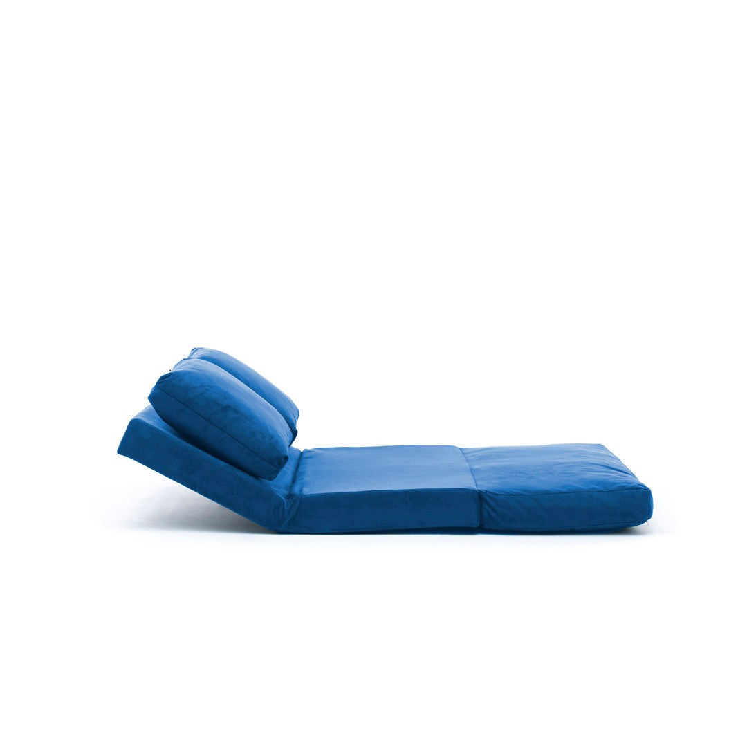 Sofá cama Pekín azul eléctrico 120x68x62cm