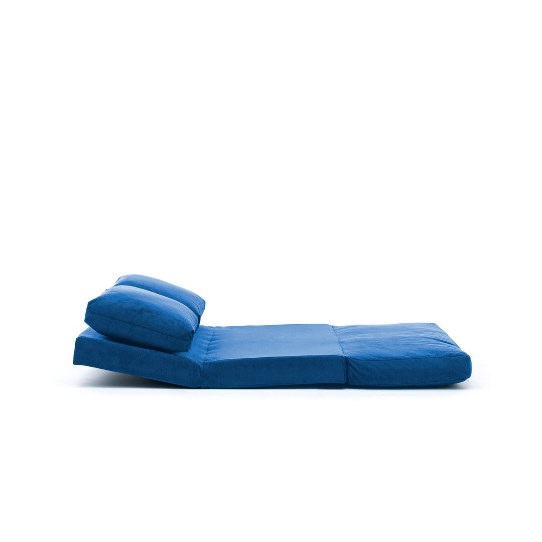 Sofá cama Pekín azul eléctrico 120x68x62cm