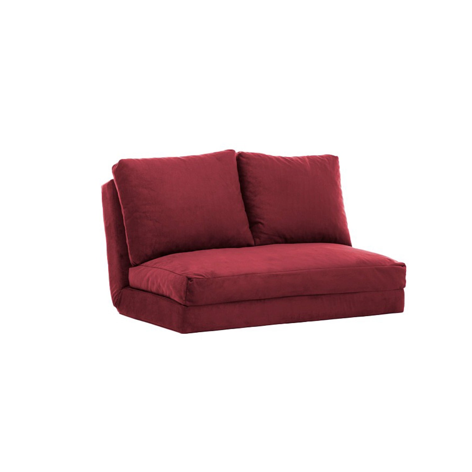 Sofá cama Pekín rojo 120x68x62cm