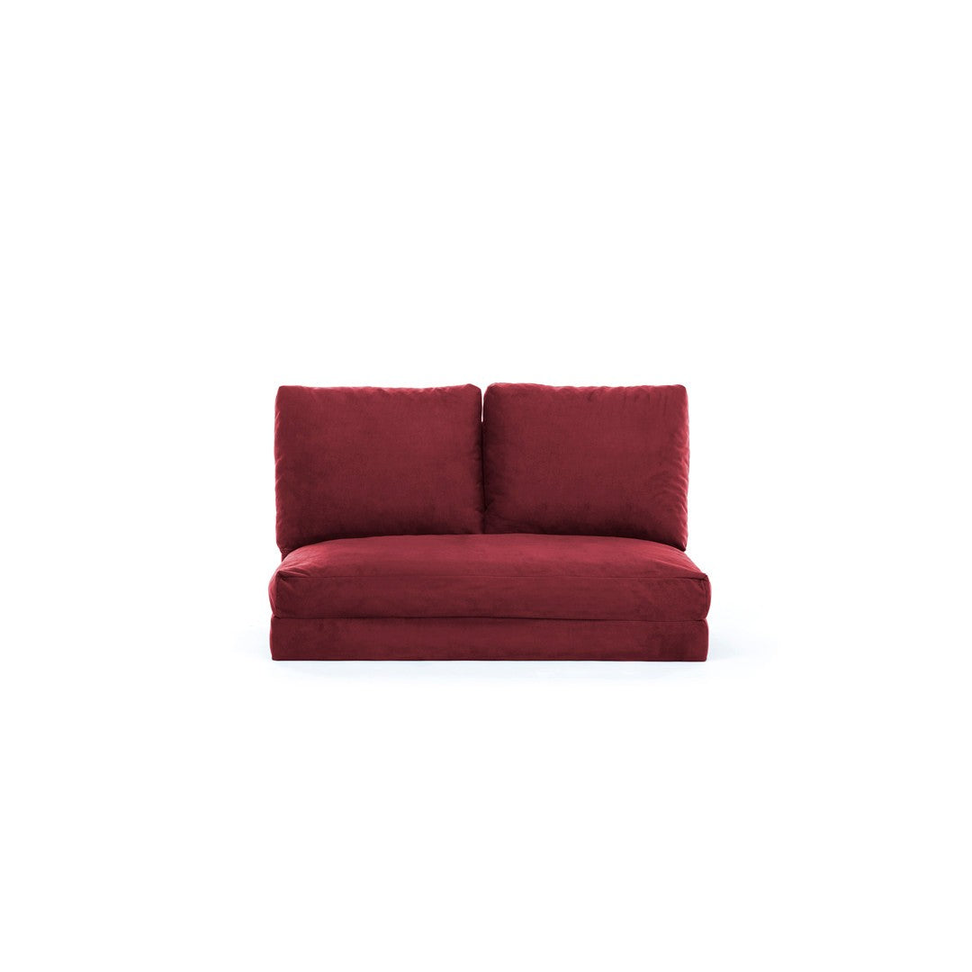 Sofá cama Pekín rojo 120x68x62cm
