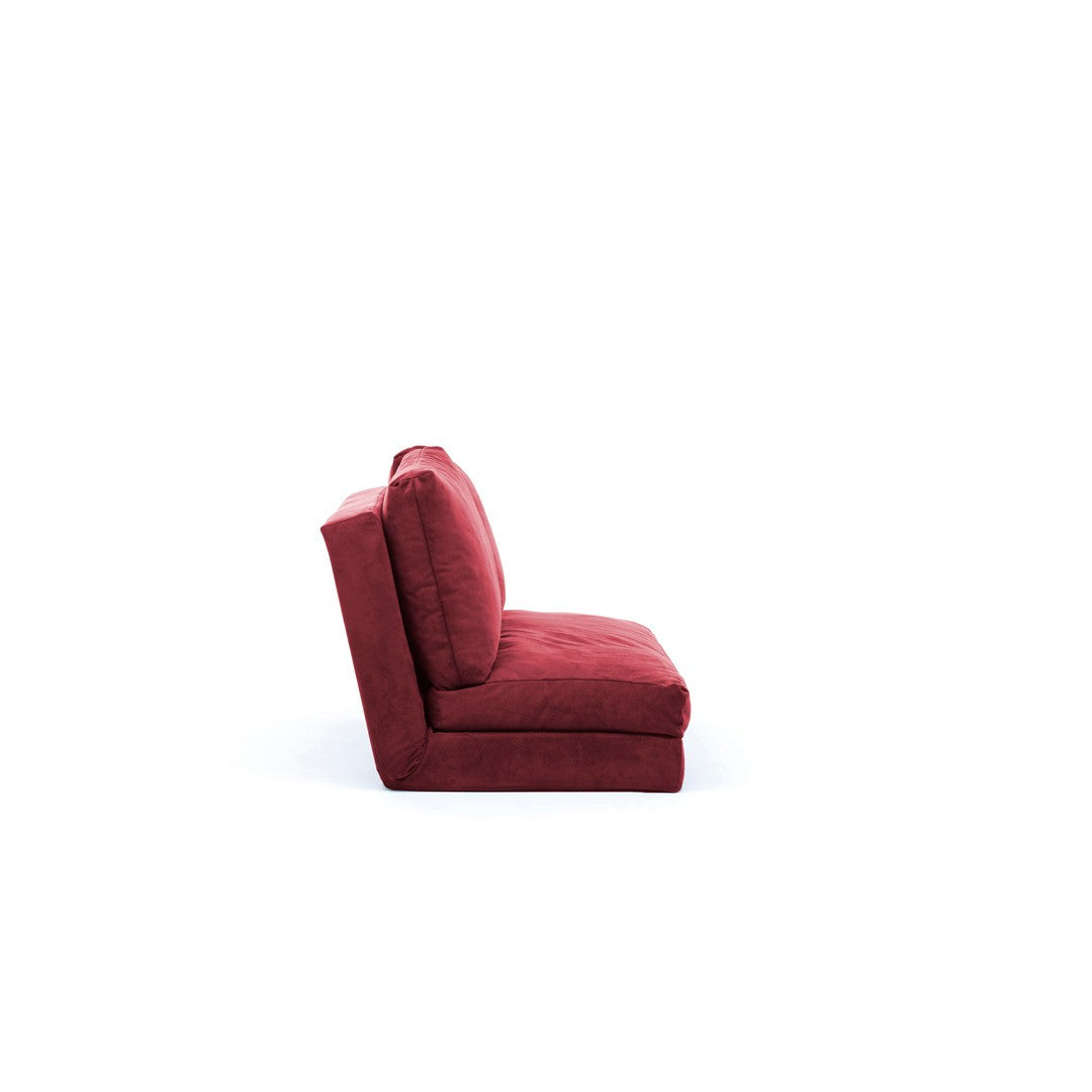 Sofá cama Pekín rojo 120x68x62cm