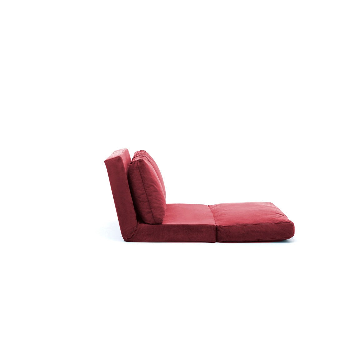 Sofá cama Pekín rojo 120x68x62cm