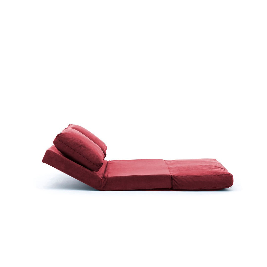 Sofá cama Pekín rojo 120x68x62cm