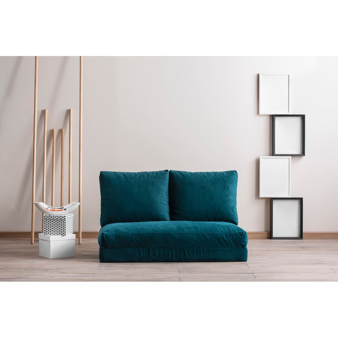 Sofá cama Pekín azul 120x68x62cm