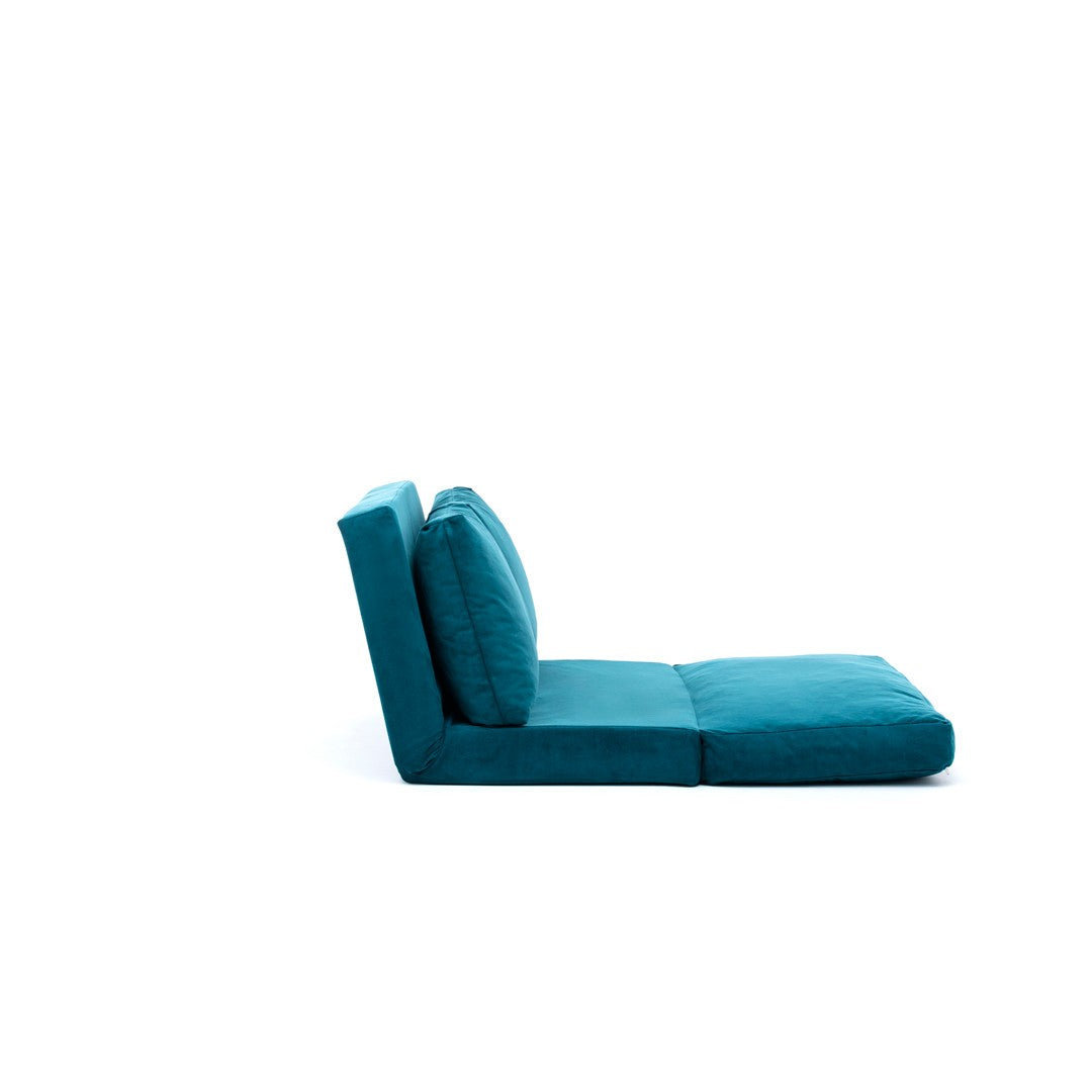 Sofá cama Pekín azul 120x68x62cm