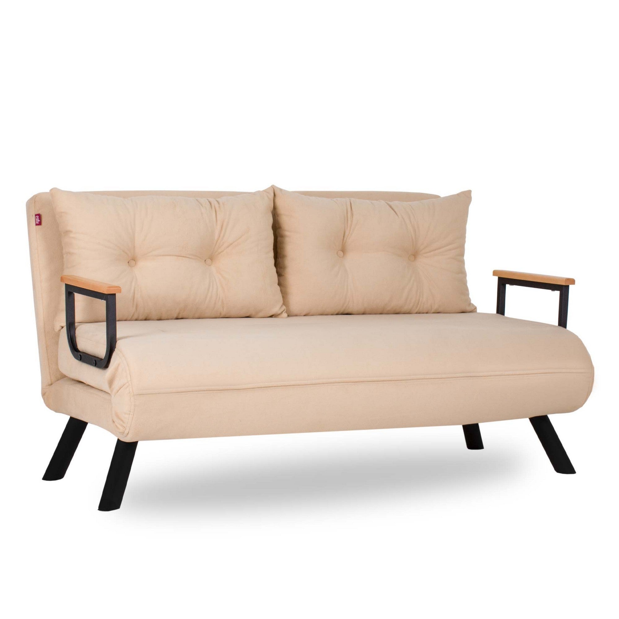 Sofá cama Royer Crema 133x50x41cm