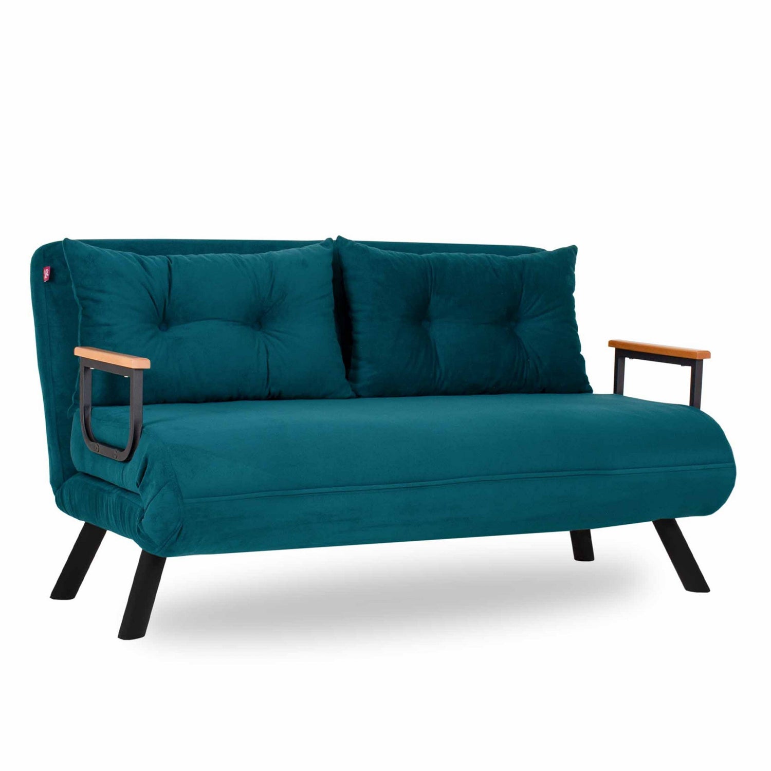 Sofá cama Royer Verde azulado 133x50x41cm