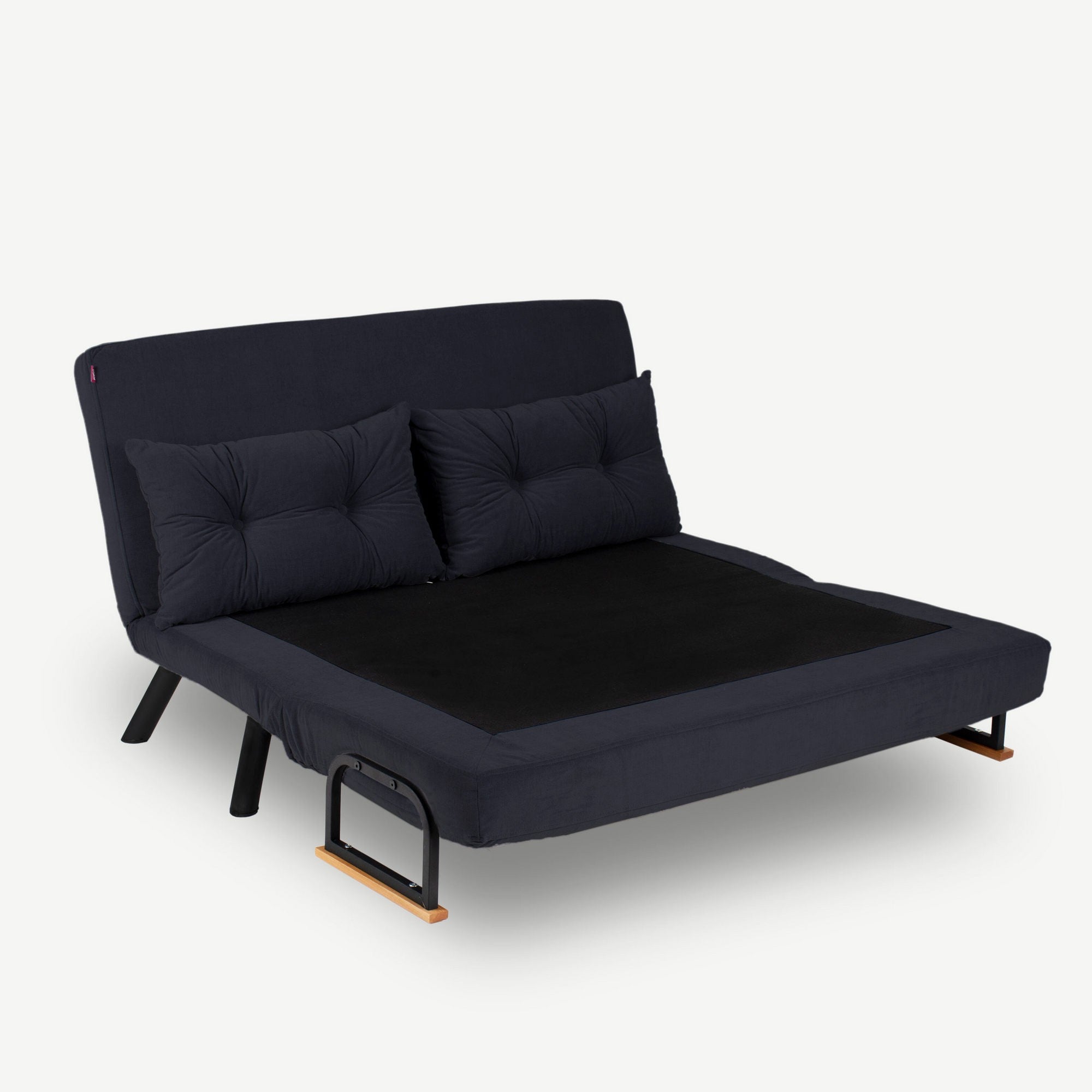 Sofá cama Royer Negro 133x50x41cm