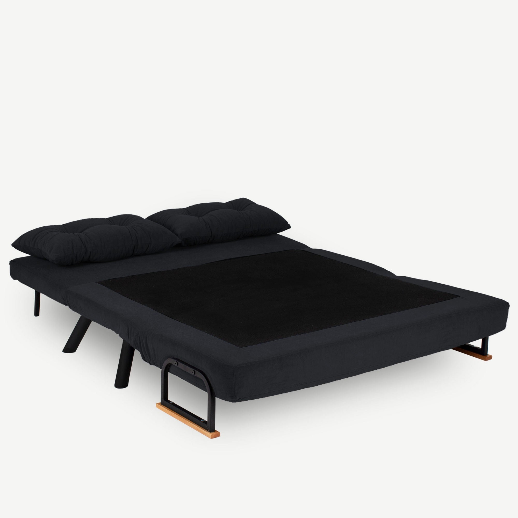 Sofá cama Royer Negro 133x50x41cm