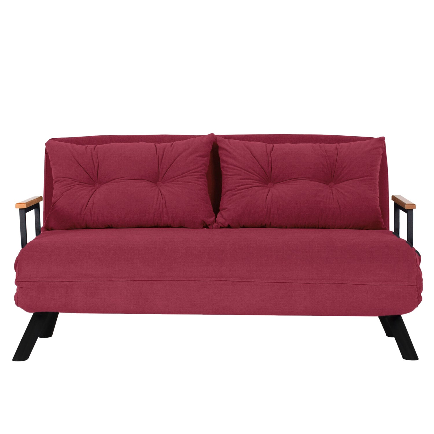 Sofá cama Royer Rojo 133x50x41cm