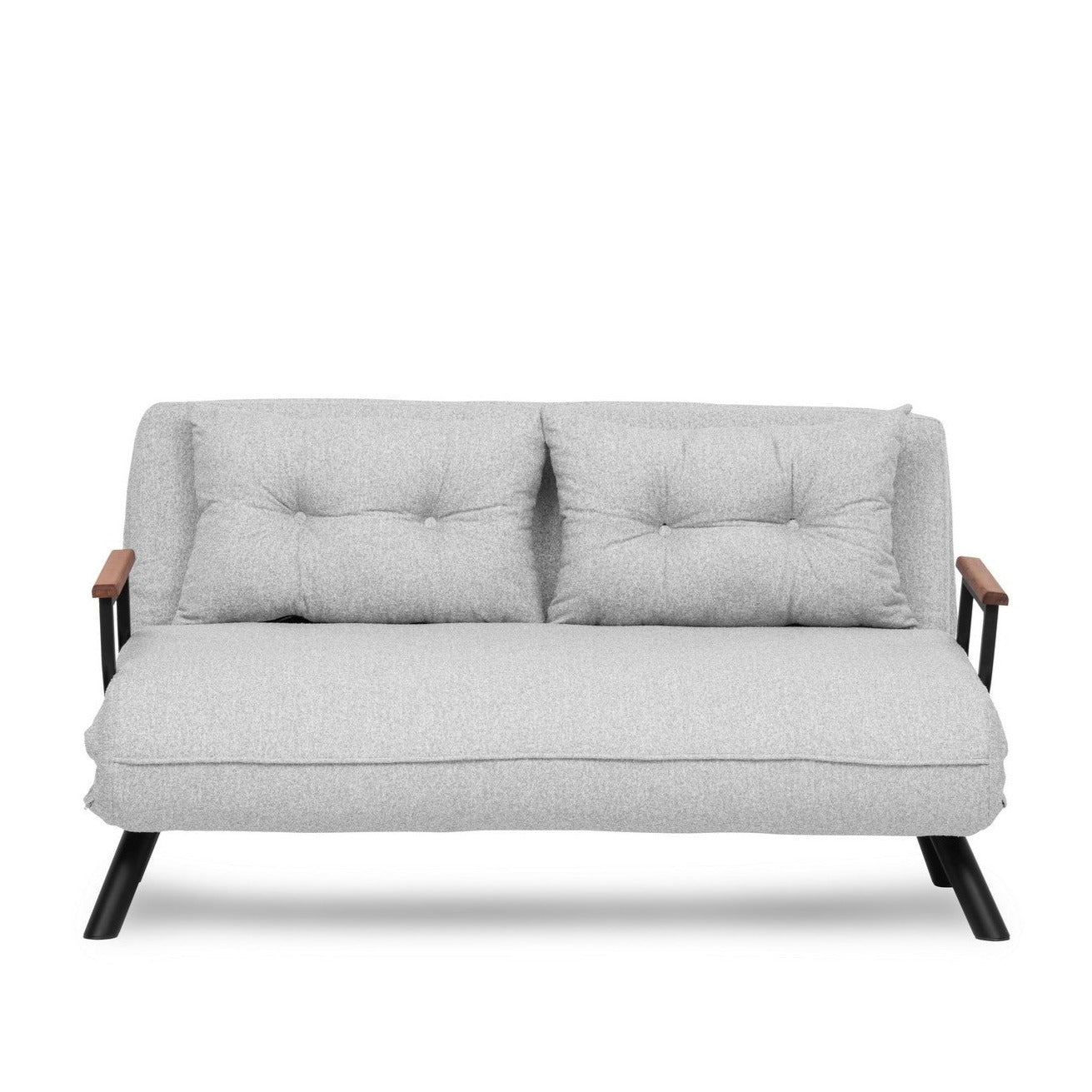 Sofá cama Royer Gris claro 133x50x41cm