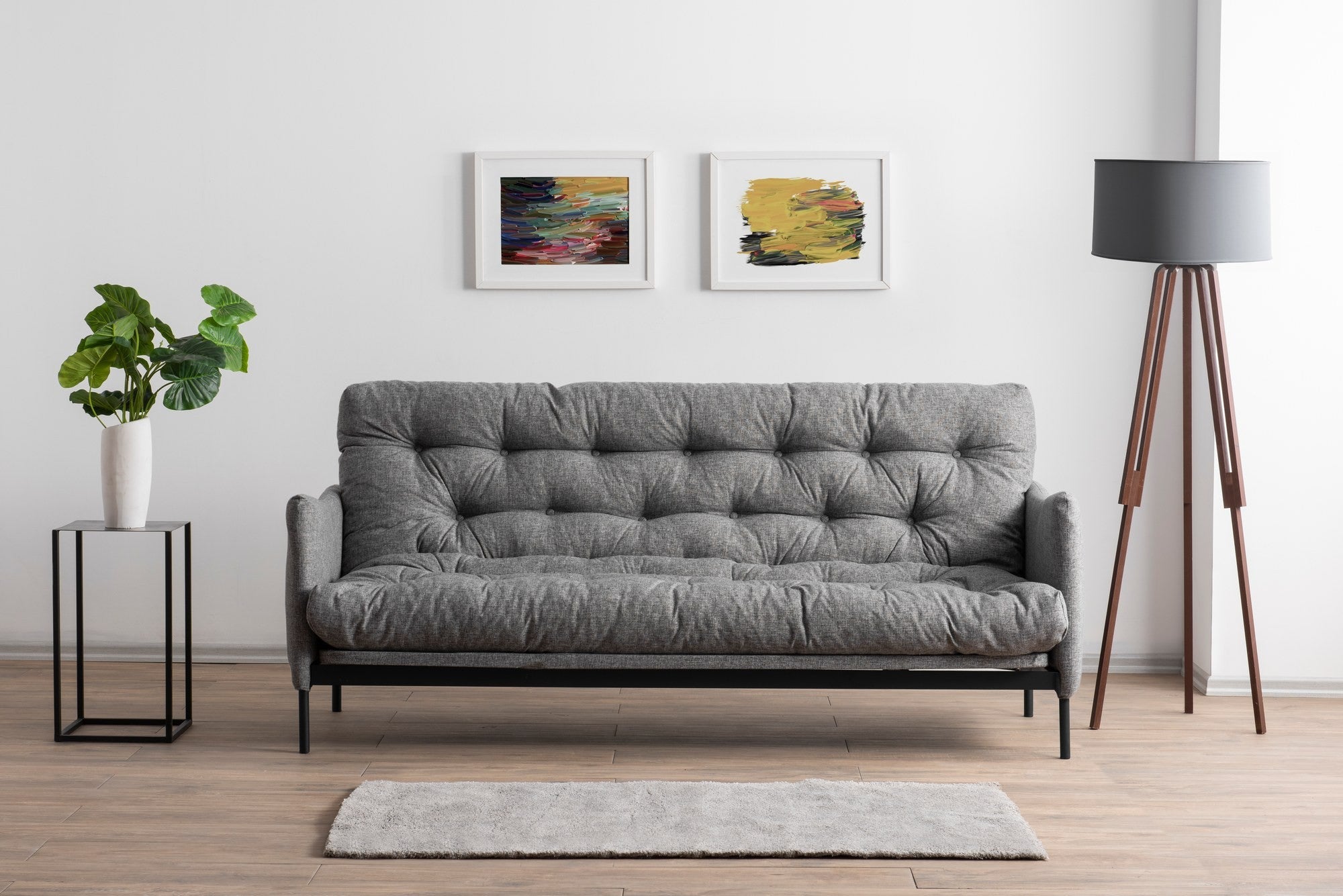 Sofá cama Mojot Gris 200x43x48cm