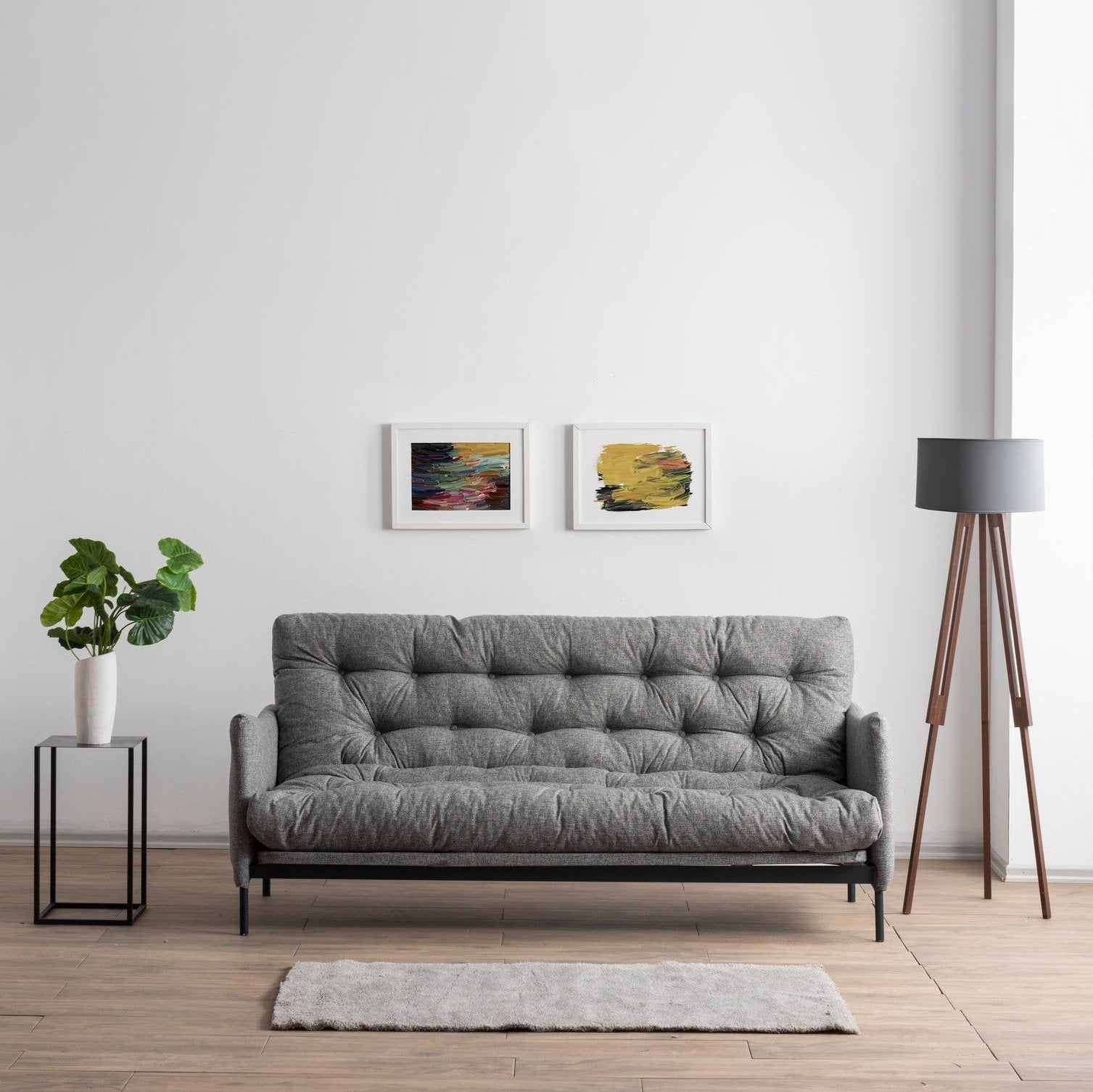 Sofá cama Mojot Gris 200x43x48cm