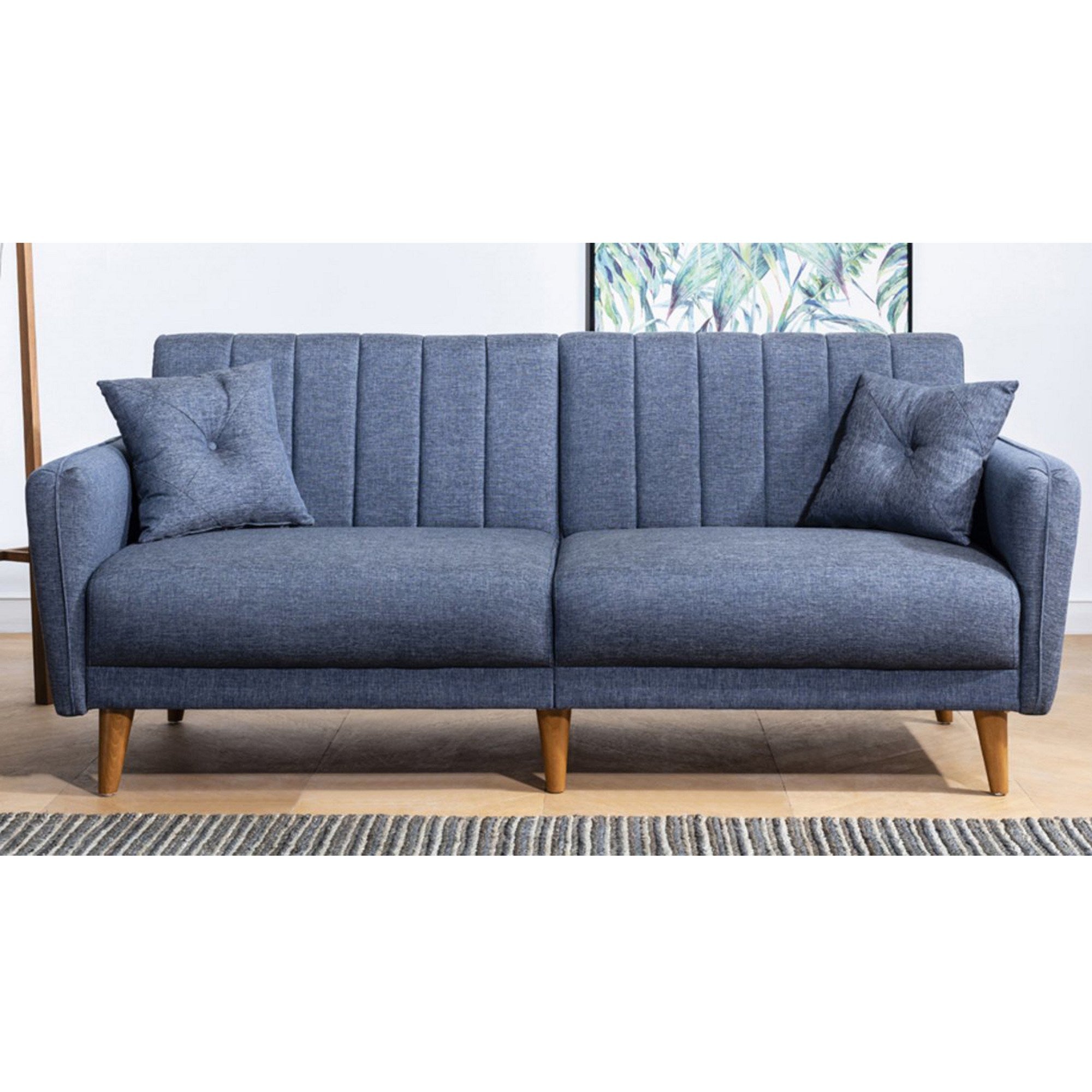 Sofá cama Rieti azul 210x82x85cm