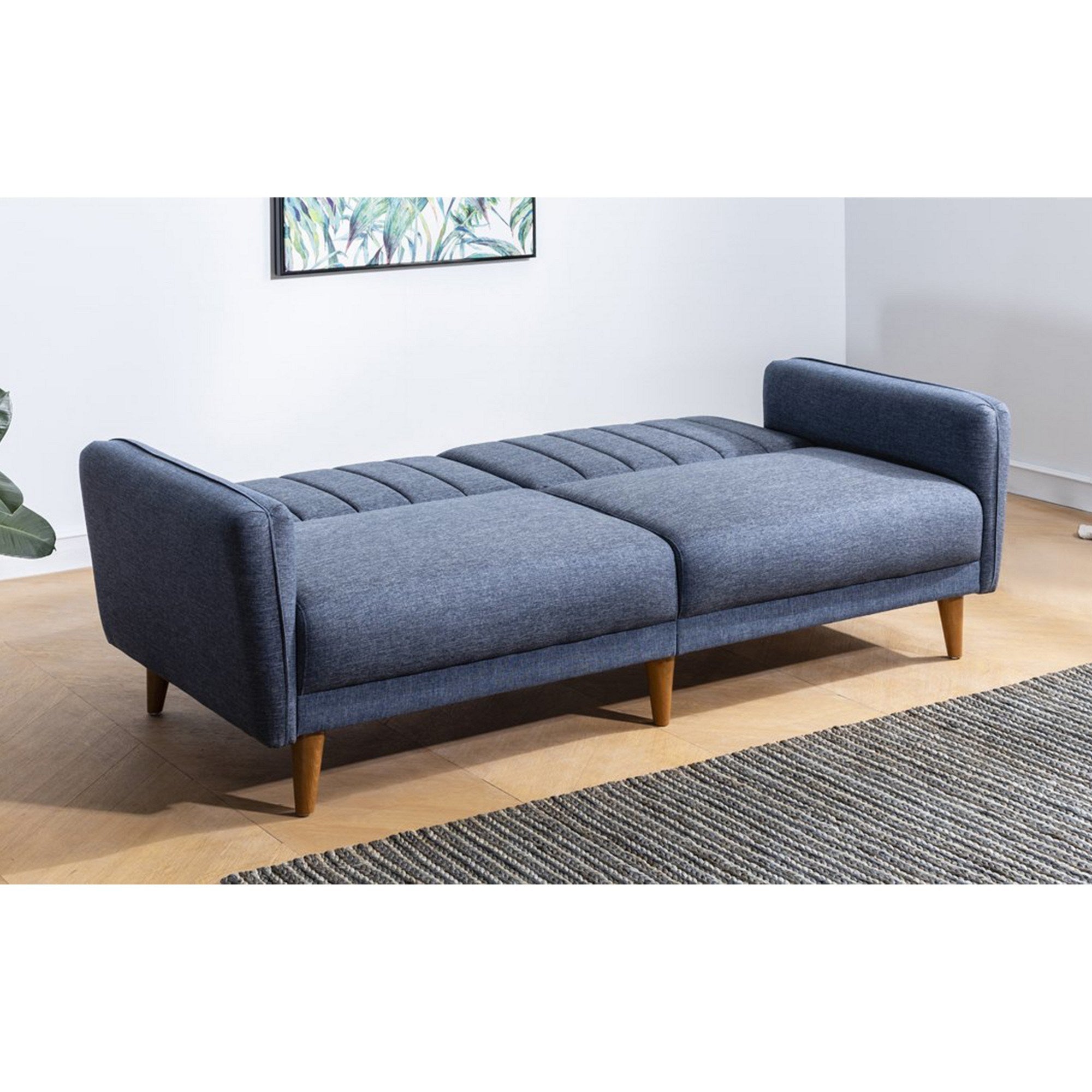 Sofá cama Rieti azul 210x82x85cm