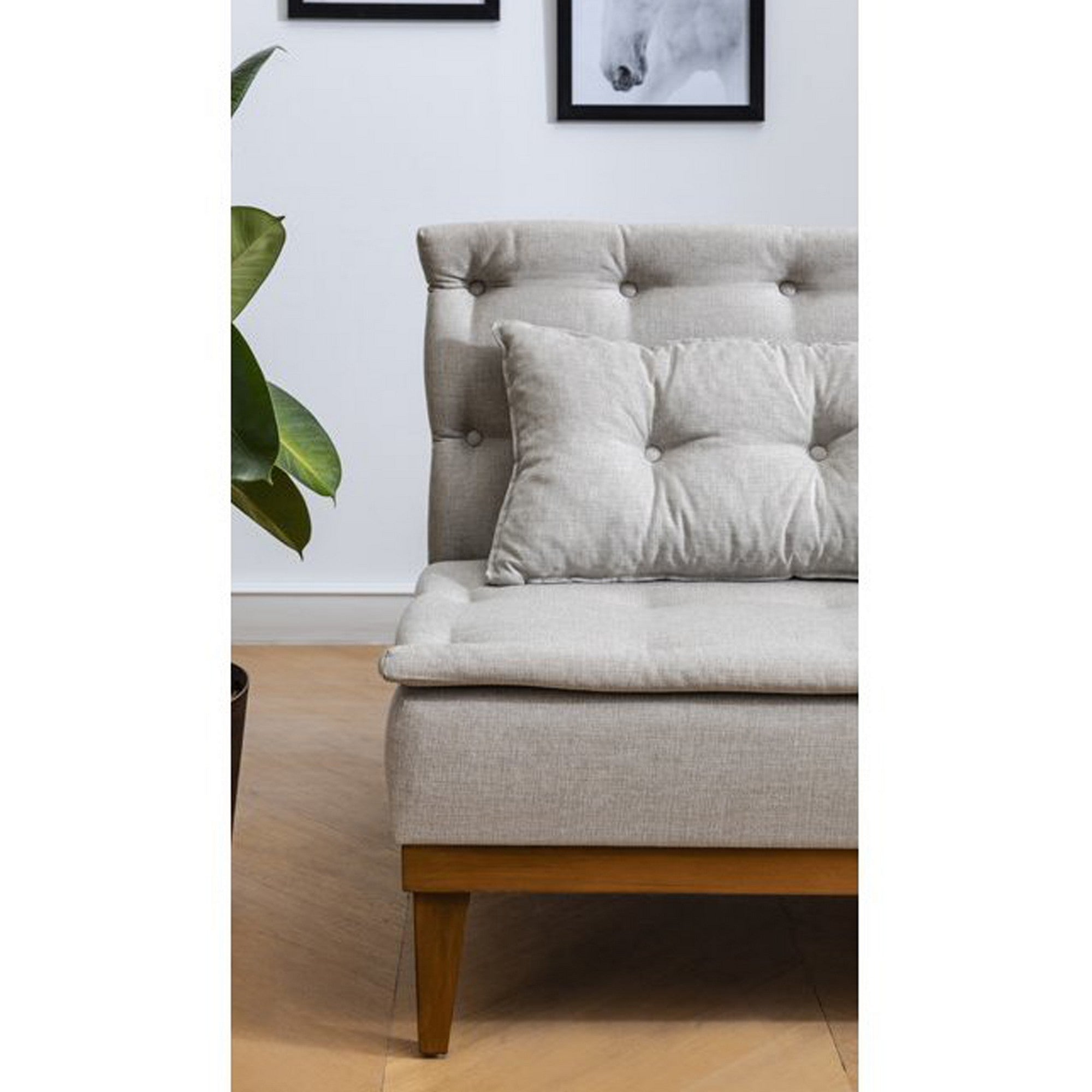 Sofá cama Sacco Beige 180x80x78cm