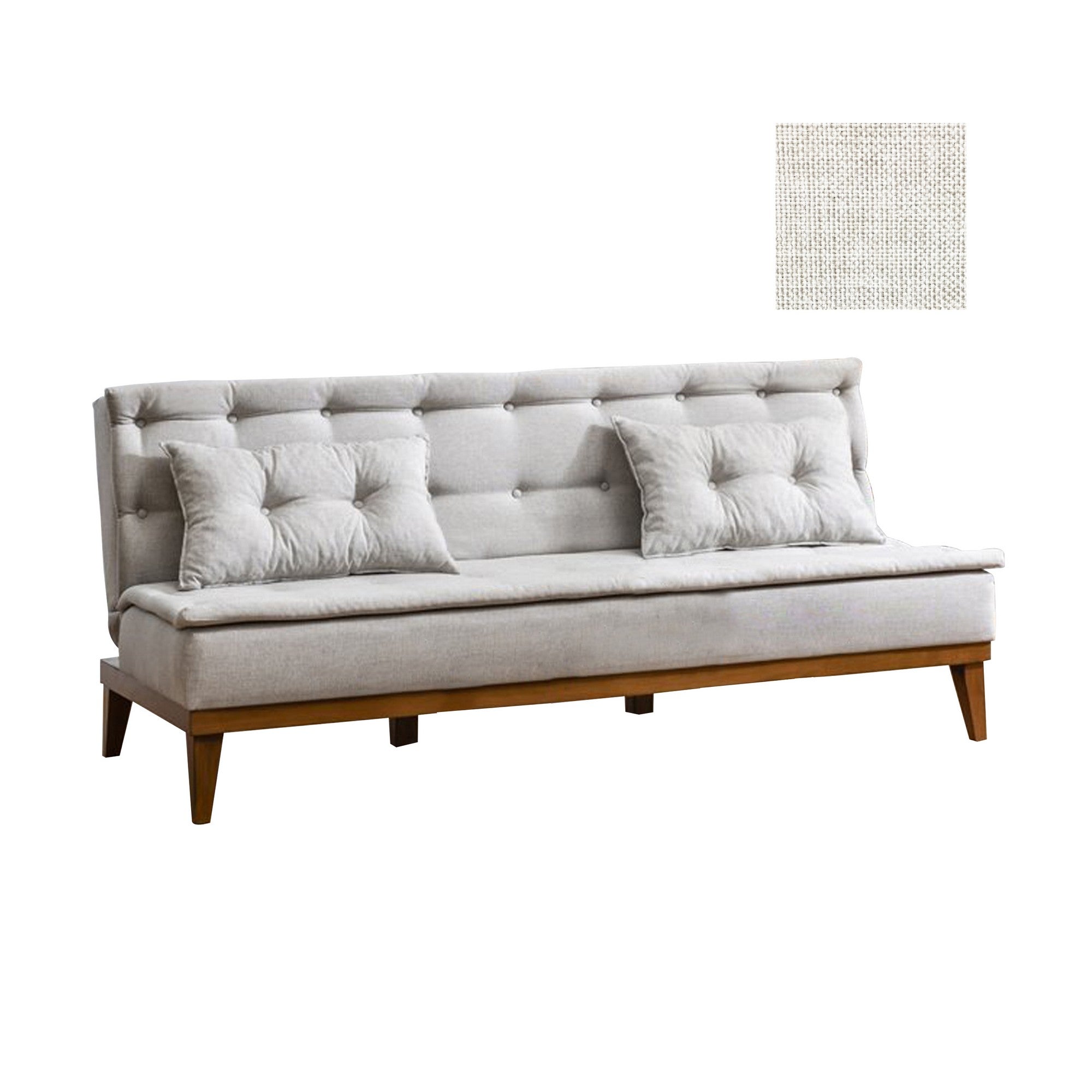 Sofá cama Sacco Beige 180x80x78cm
