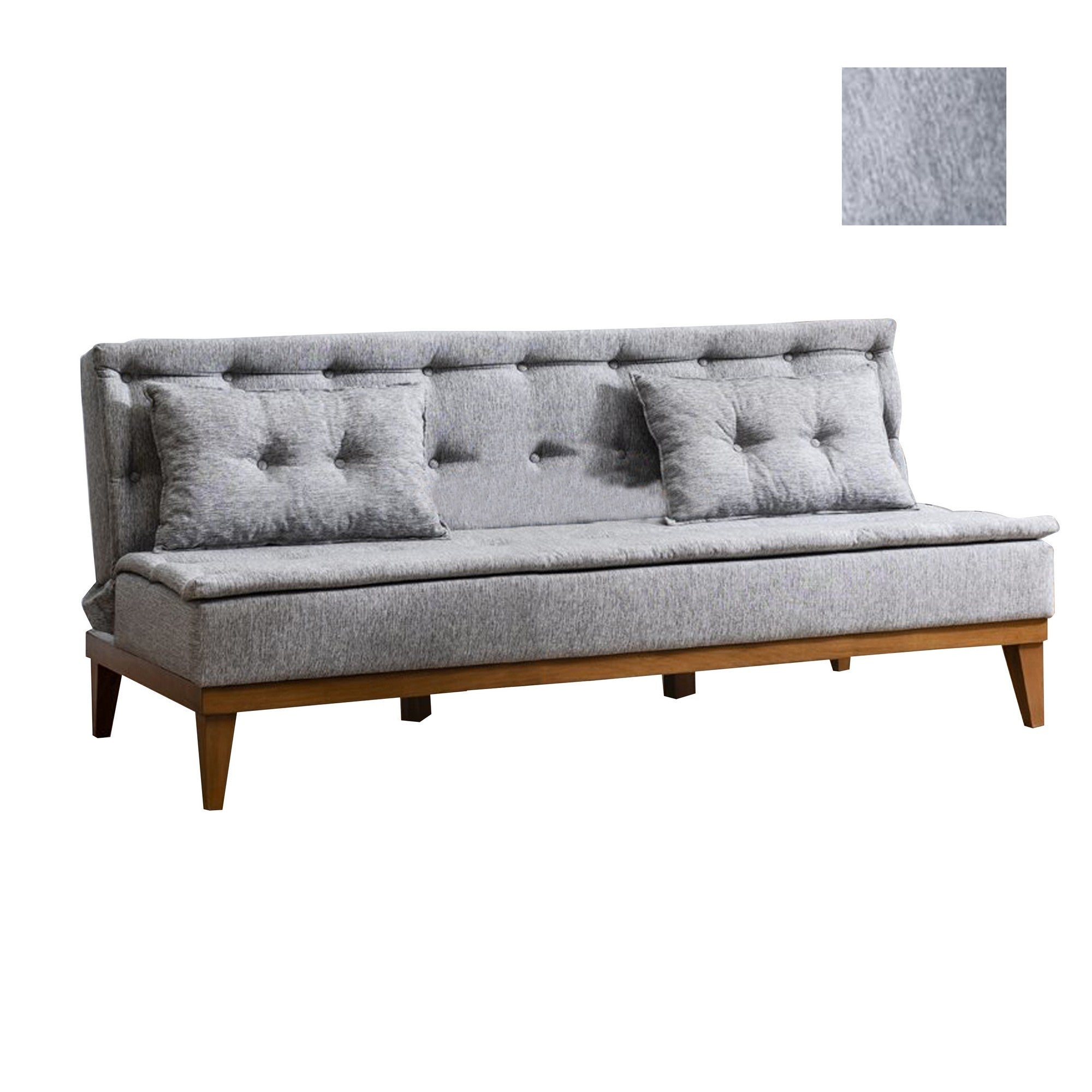 Sofá cama Sacco Gris claro 180x80x78cm