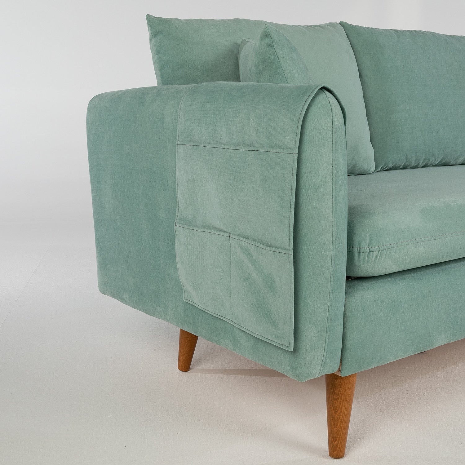 Sofá Sally aguamarina 215x85x91cm