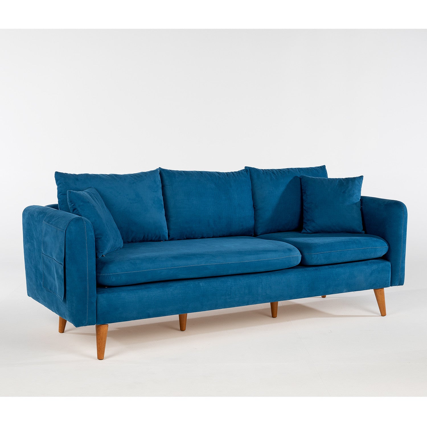 Sofá Sally azul 215x85x91cm