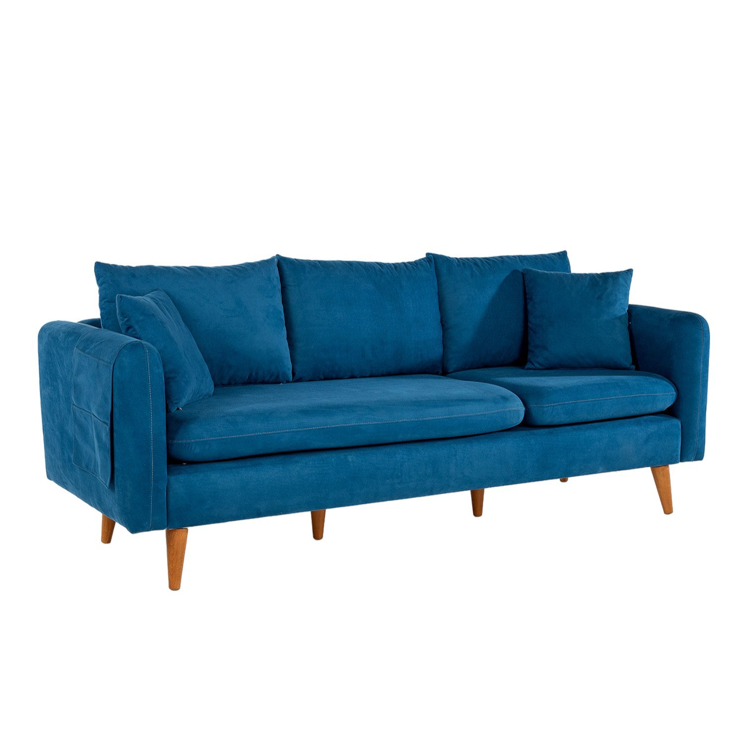 Sofá Sally azul 215x85x91cm