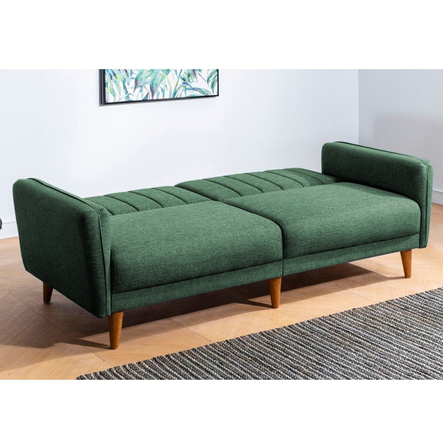 Sofá cama Rieti verde 210x82x85cm