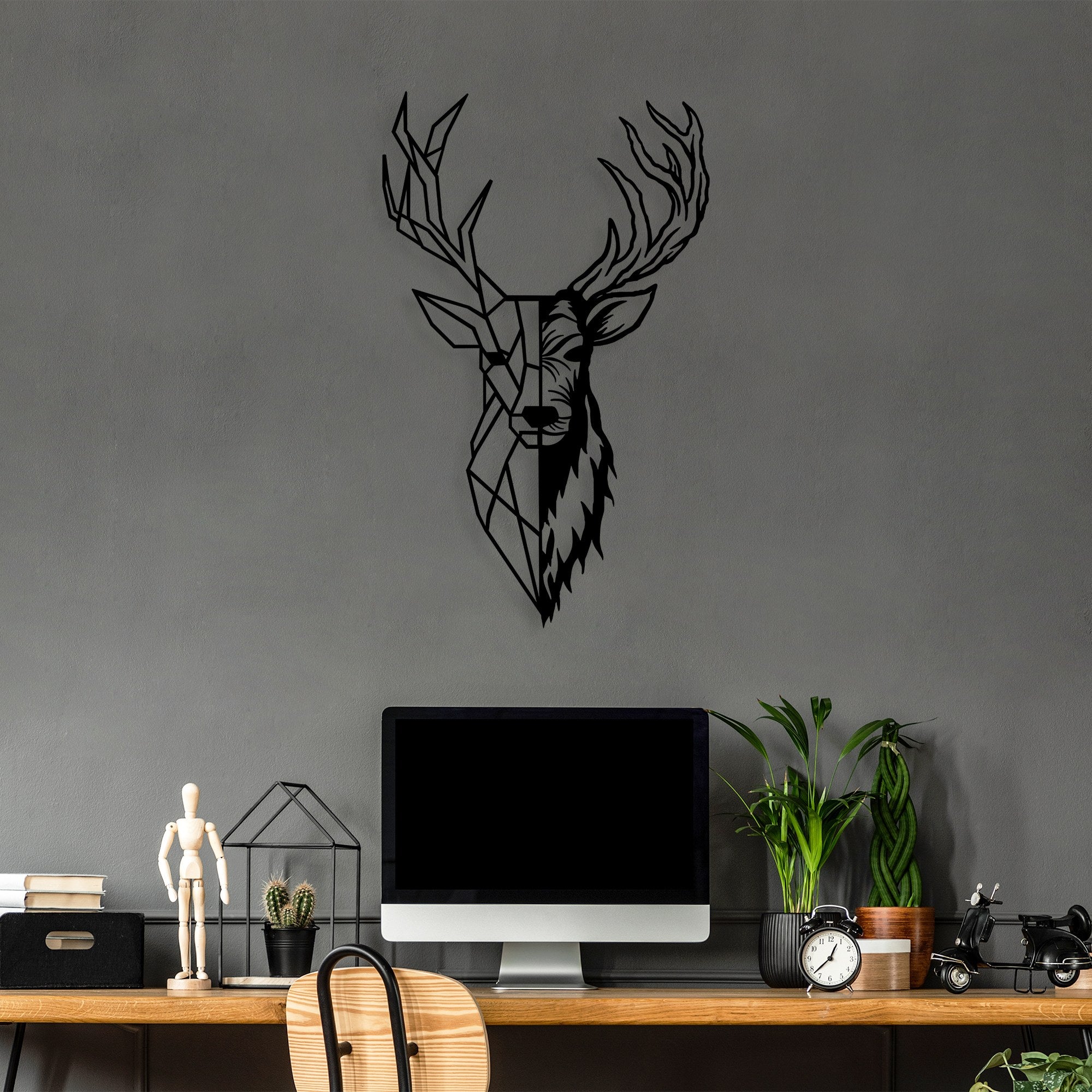 Decoración vertical Deer 42x70cm