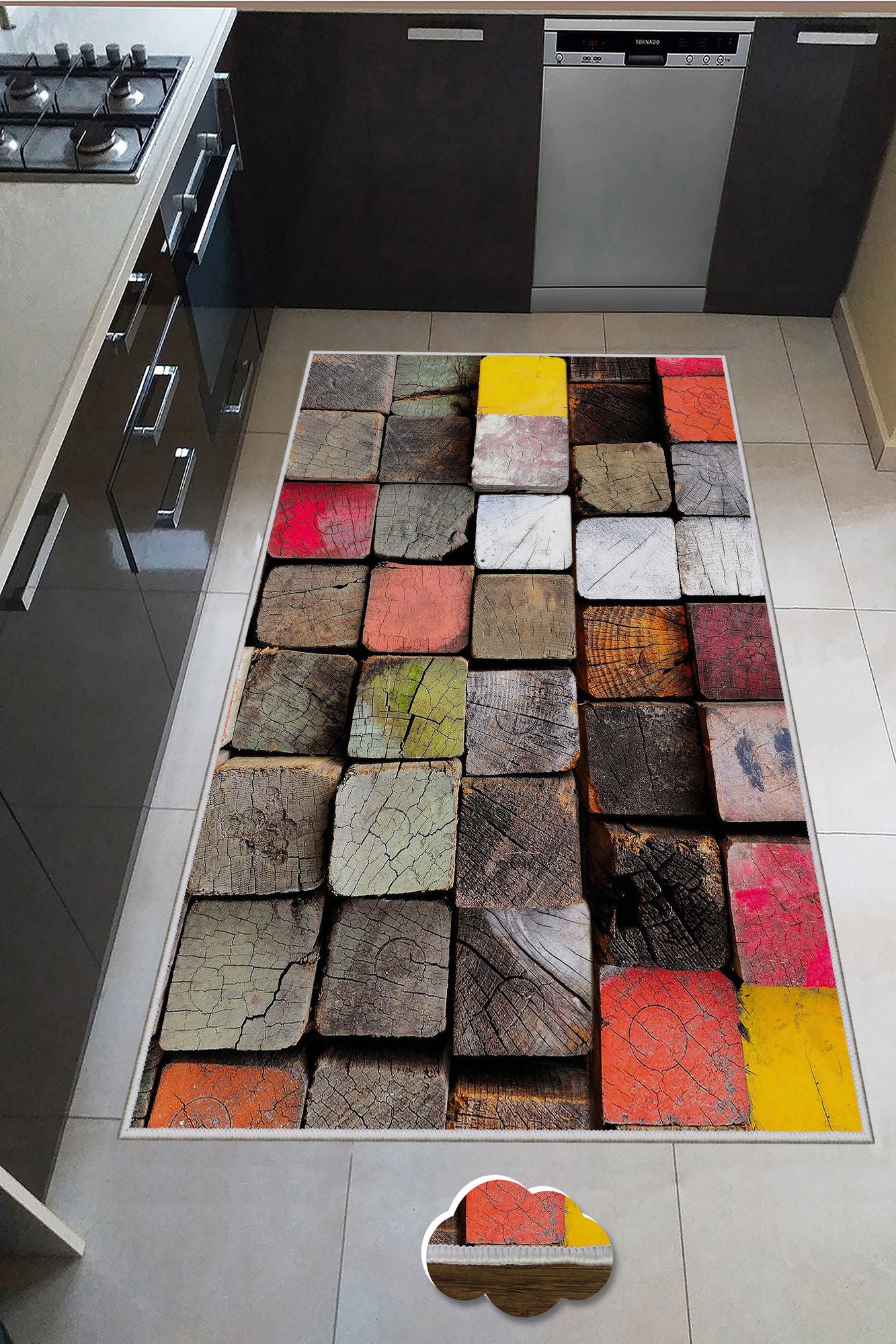 Alfombra Dinle 50x80cm