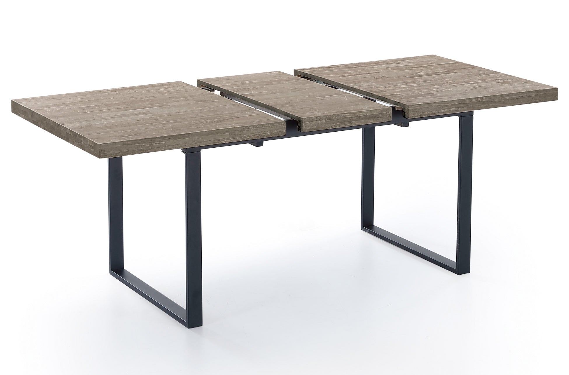 Mesa de comedor extensible Fure roble oscuro 140(180)x80x76cm