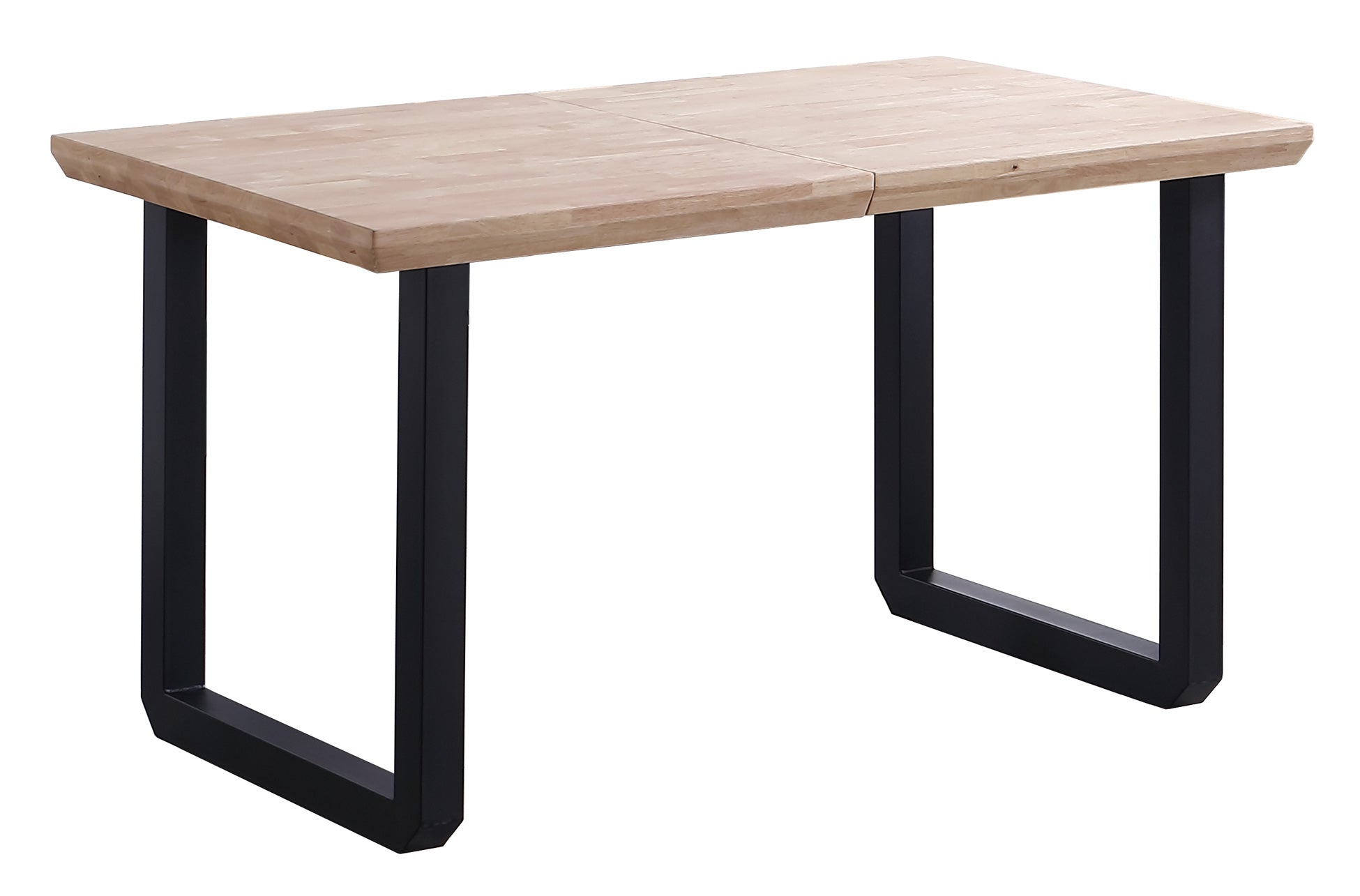 Mesa de comedor extensible Leo roble claro 140(180-220)x80x77cm